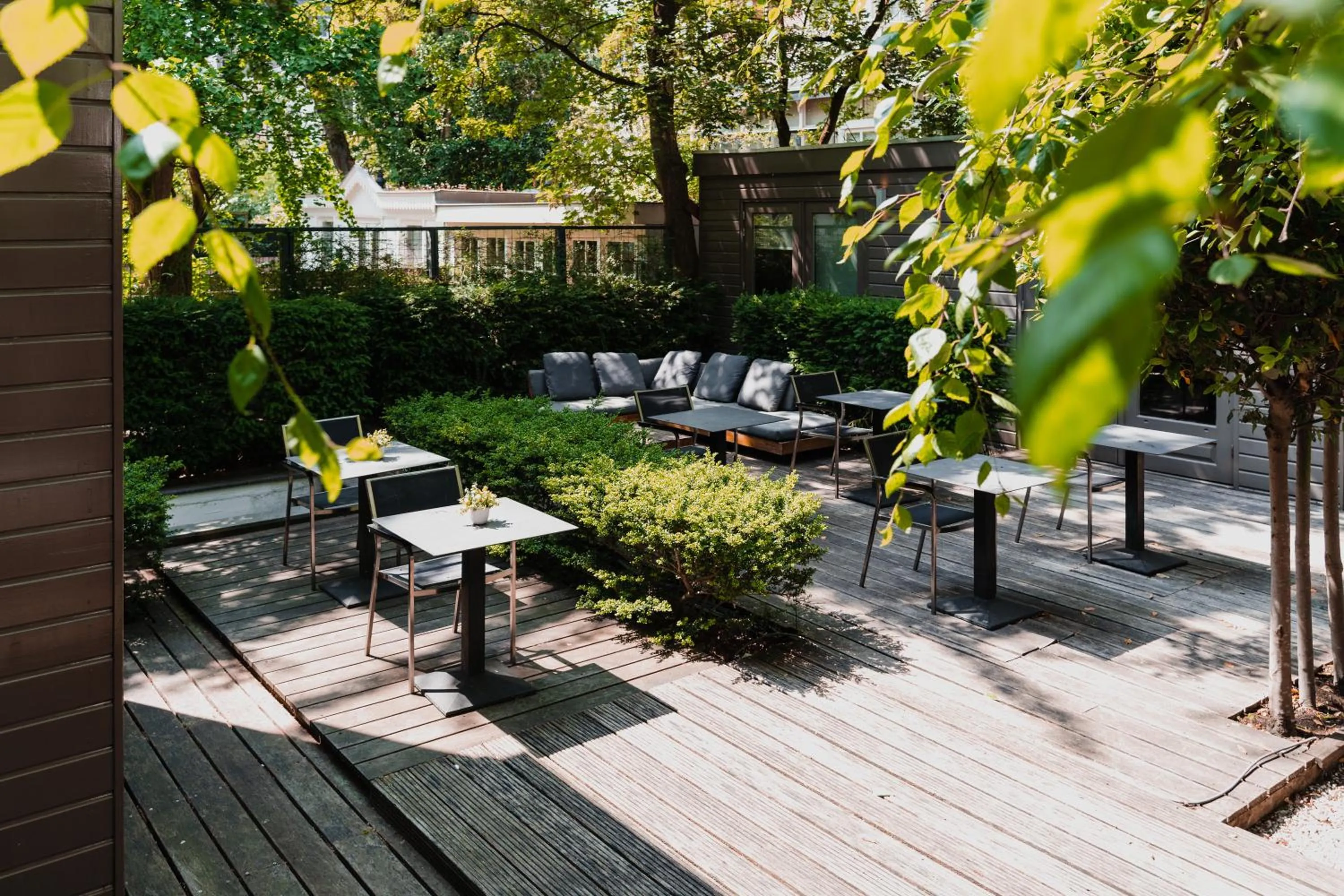 Patio in Hotel Roemer Amsterdam