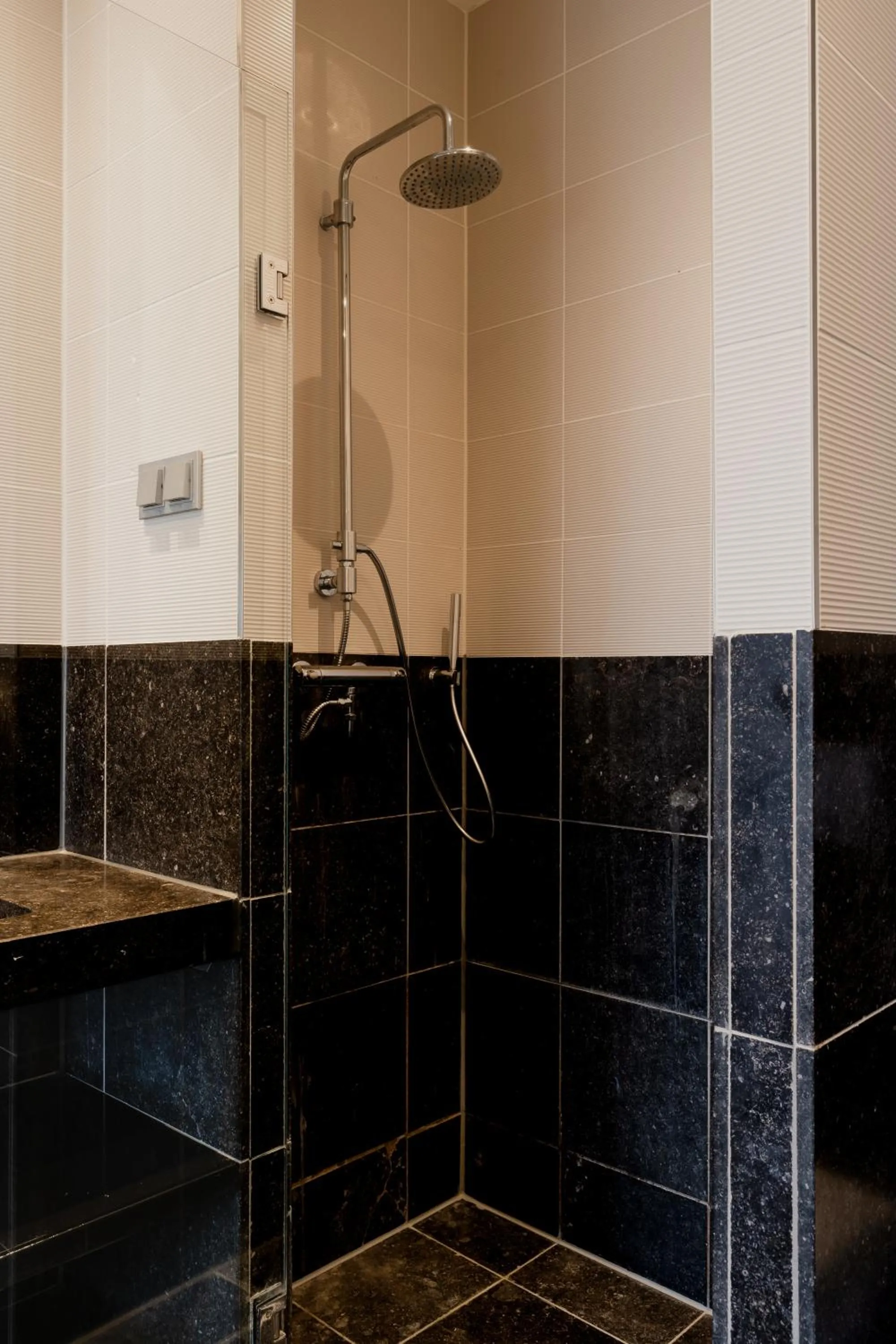 Shower in Hotel Roemer Amsterdam