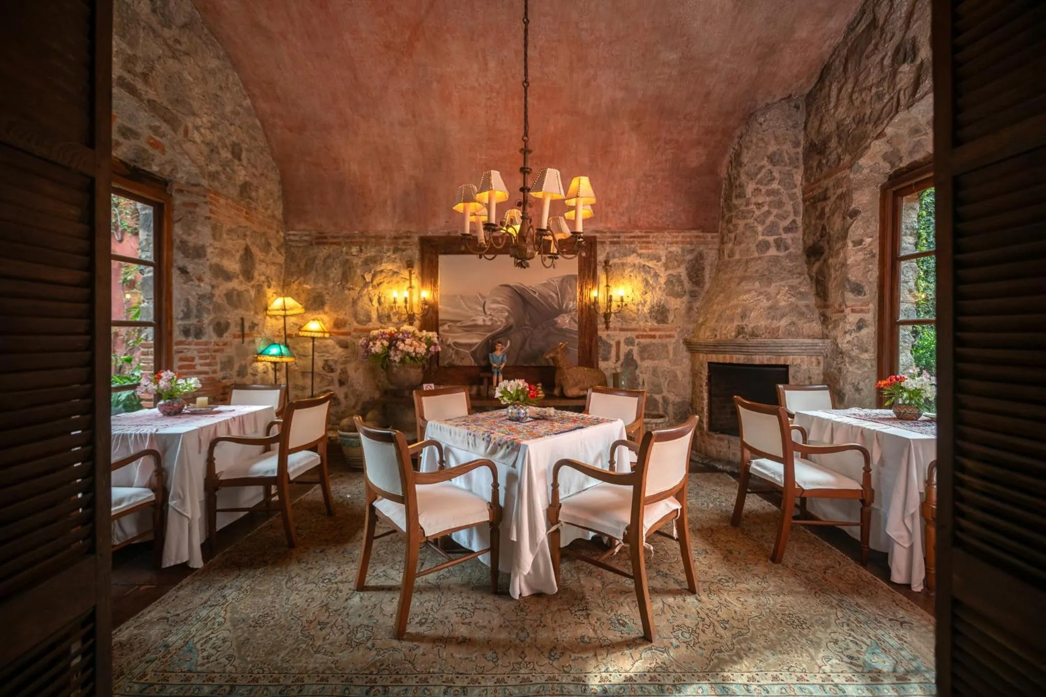 Dining area in Posada del Angel