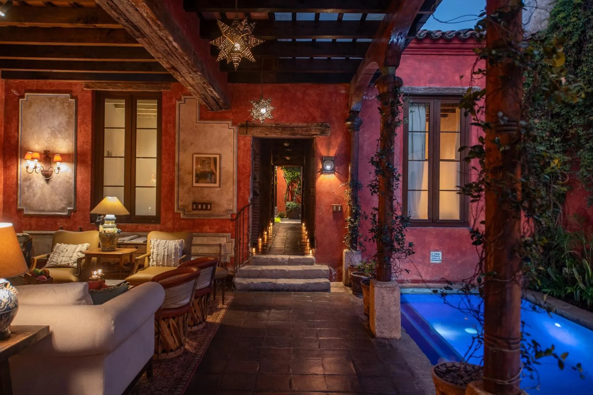 Area and facilities in Posada del Angel