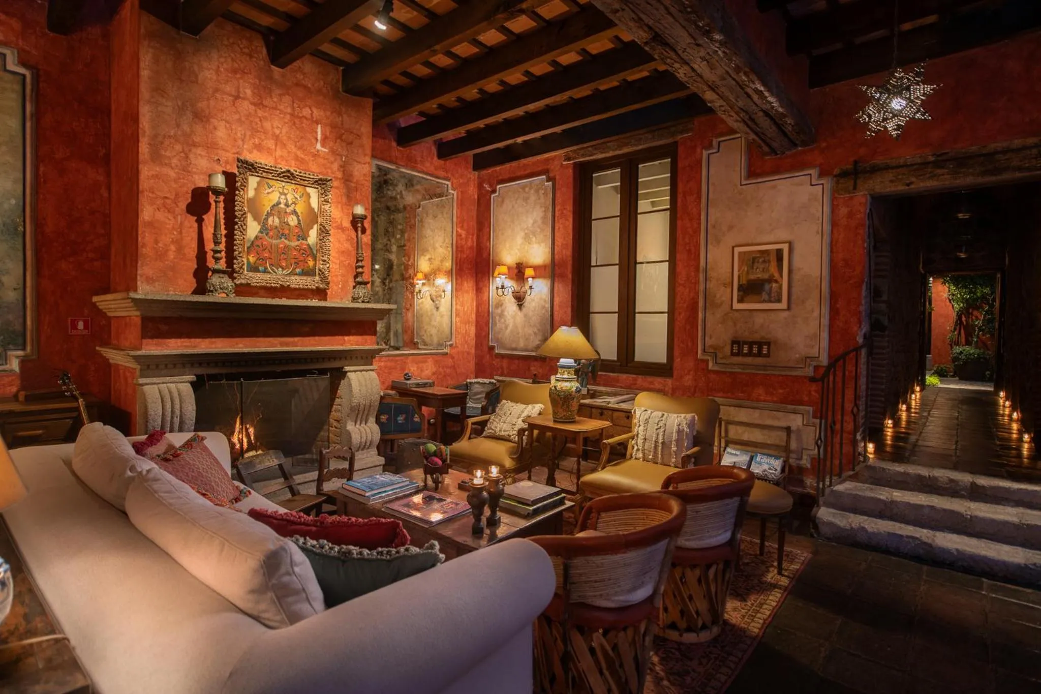 Living room in Posada del Angel