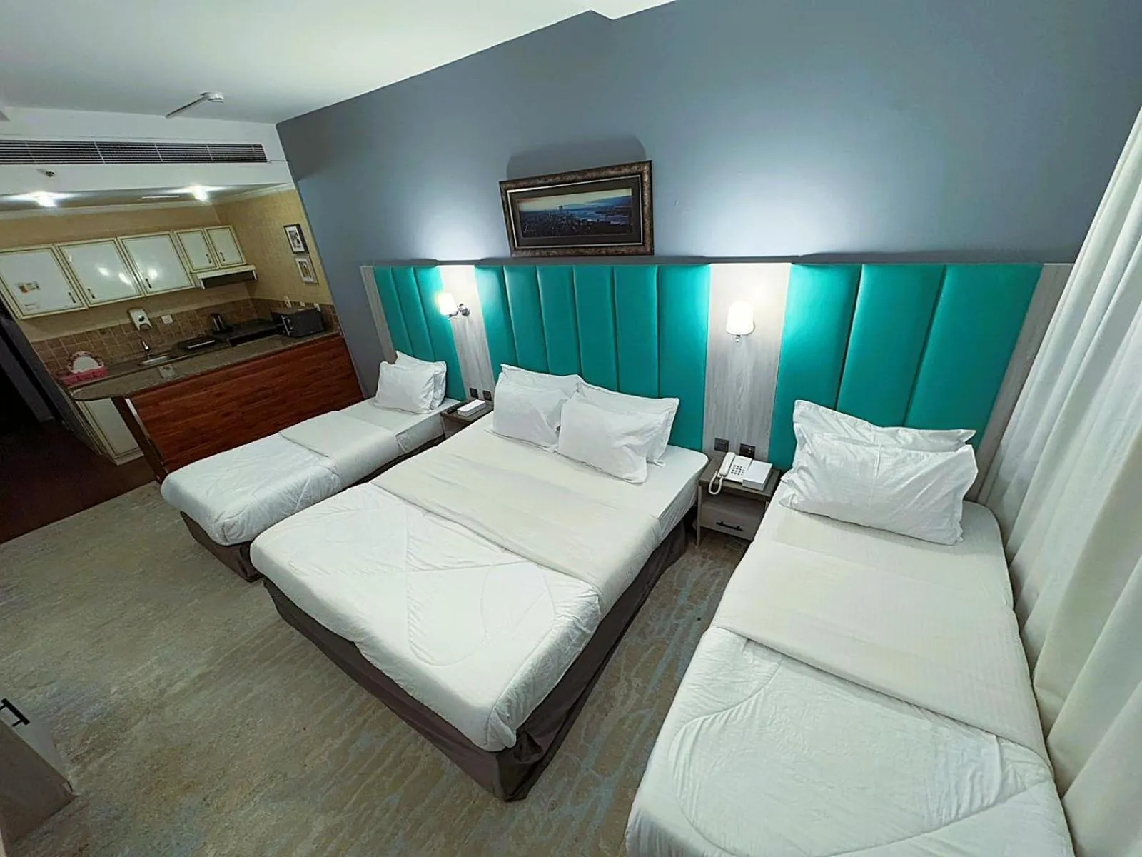 Photo of the whole room, Bed in Hafez Hotel Apartments - Al Ras Metro Station