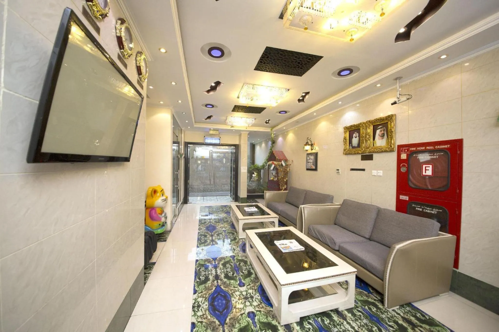 Lobby or reception in Hafez Hotel Apartments - Al Ras Metro Station