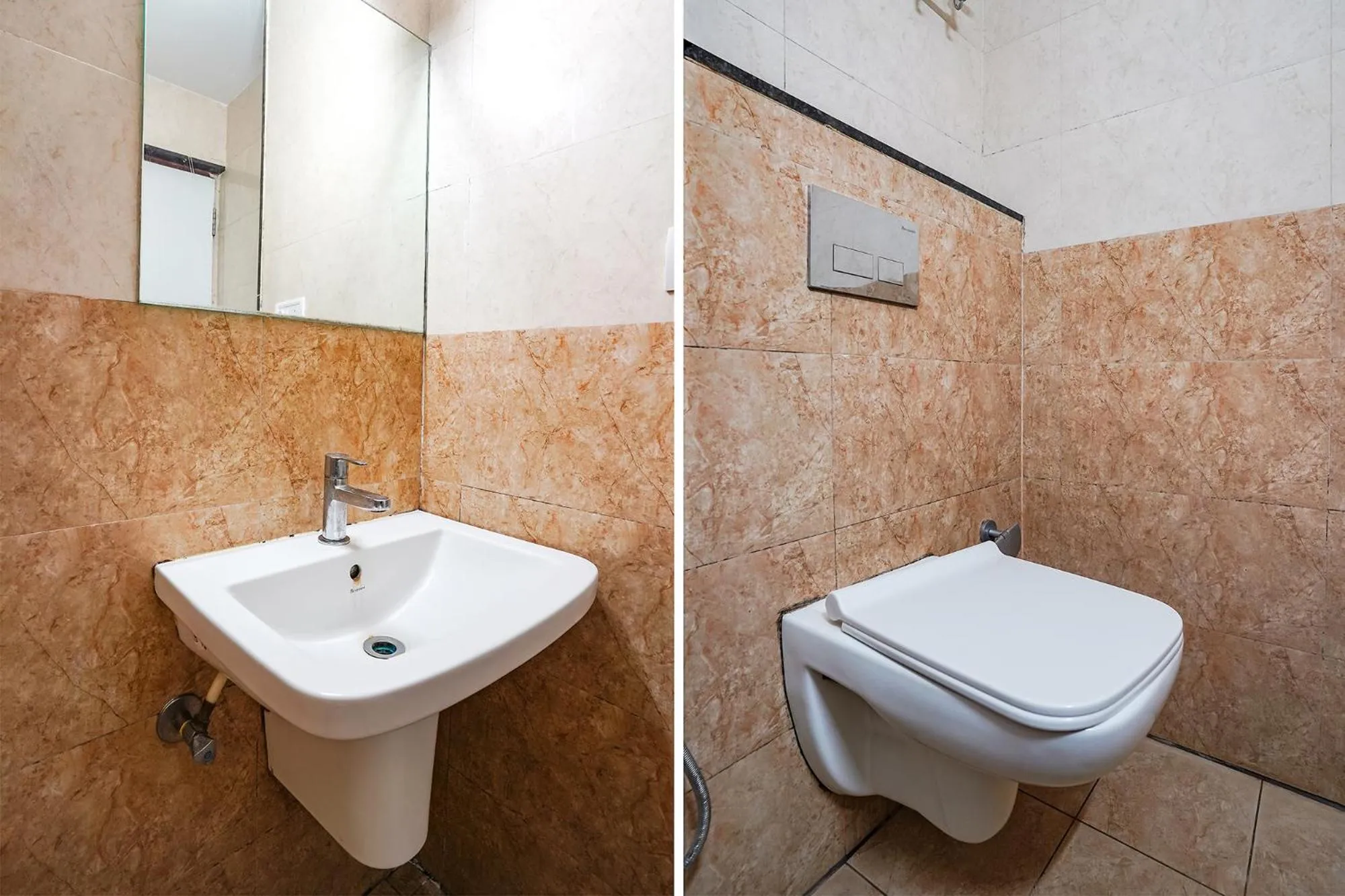 Bathroom in FabHotel Savi Inn - Nr Mantri Square Mall