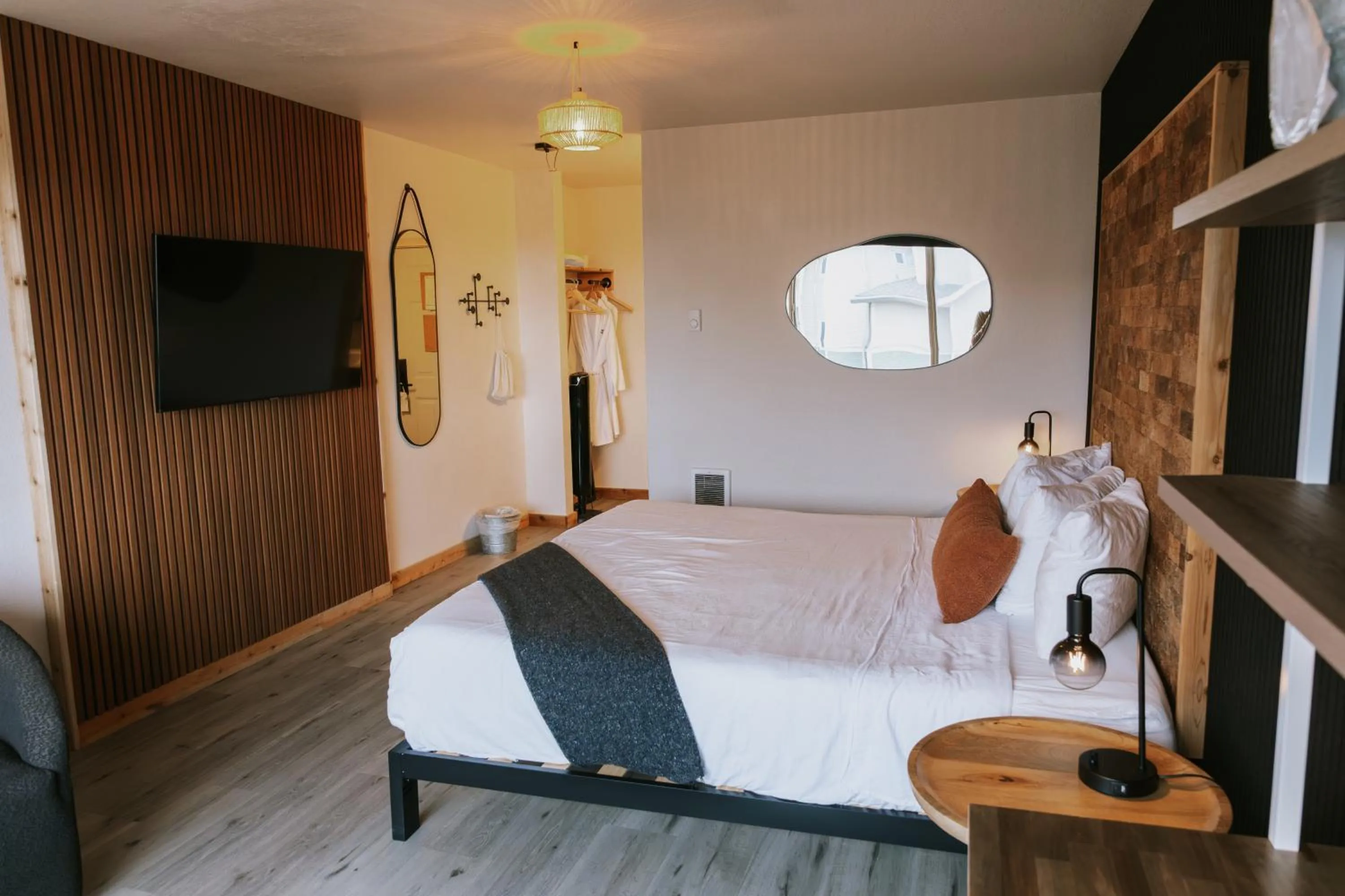 Bed in Adrift Hotel
