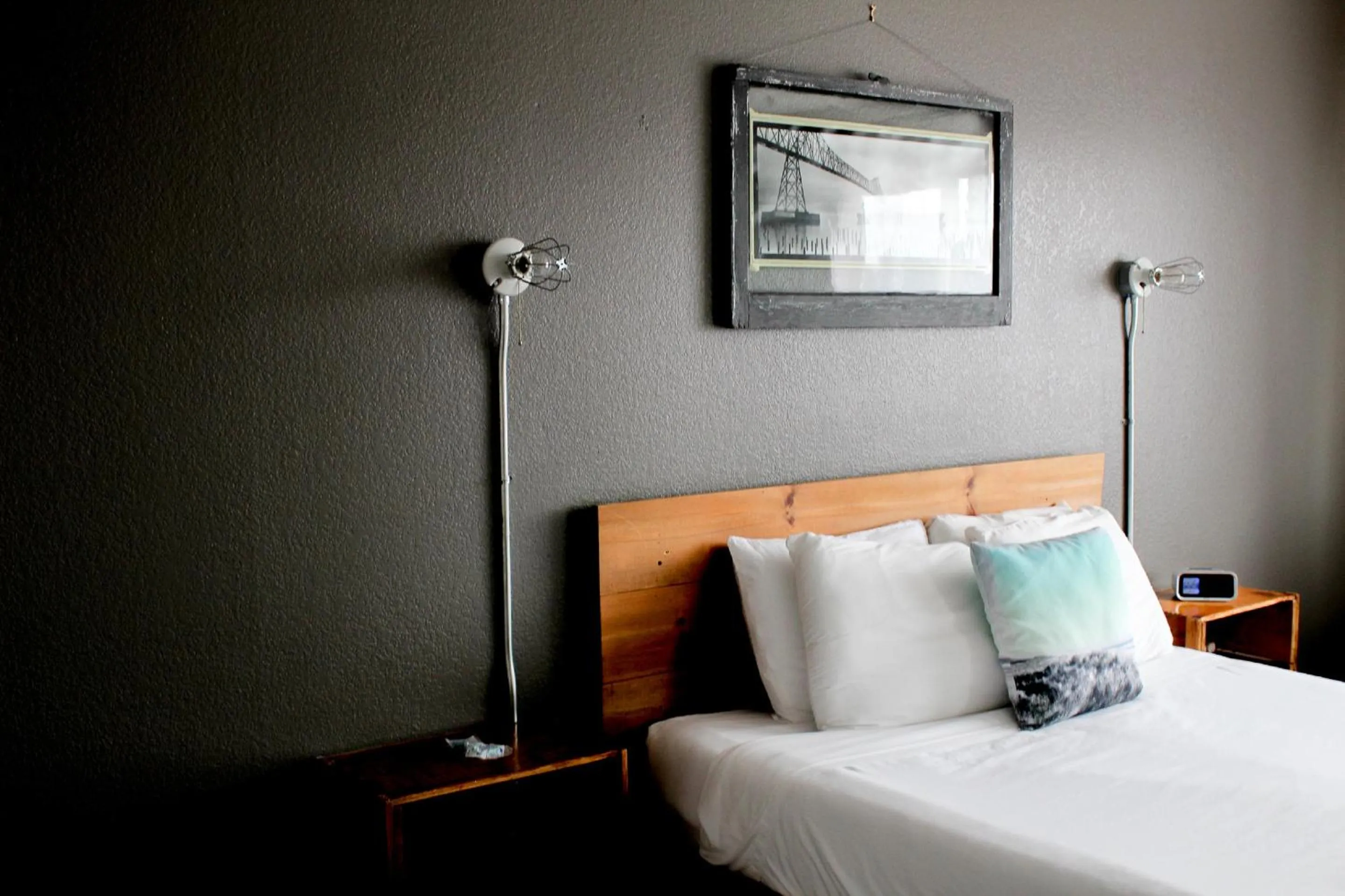 Decorative detail, Bed in Adrift Hotel