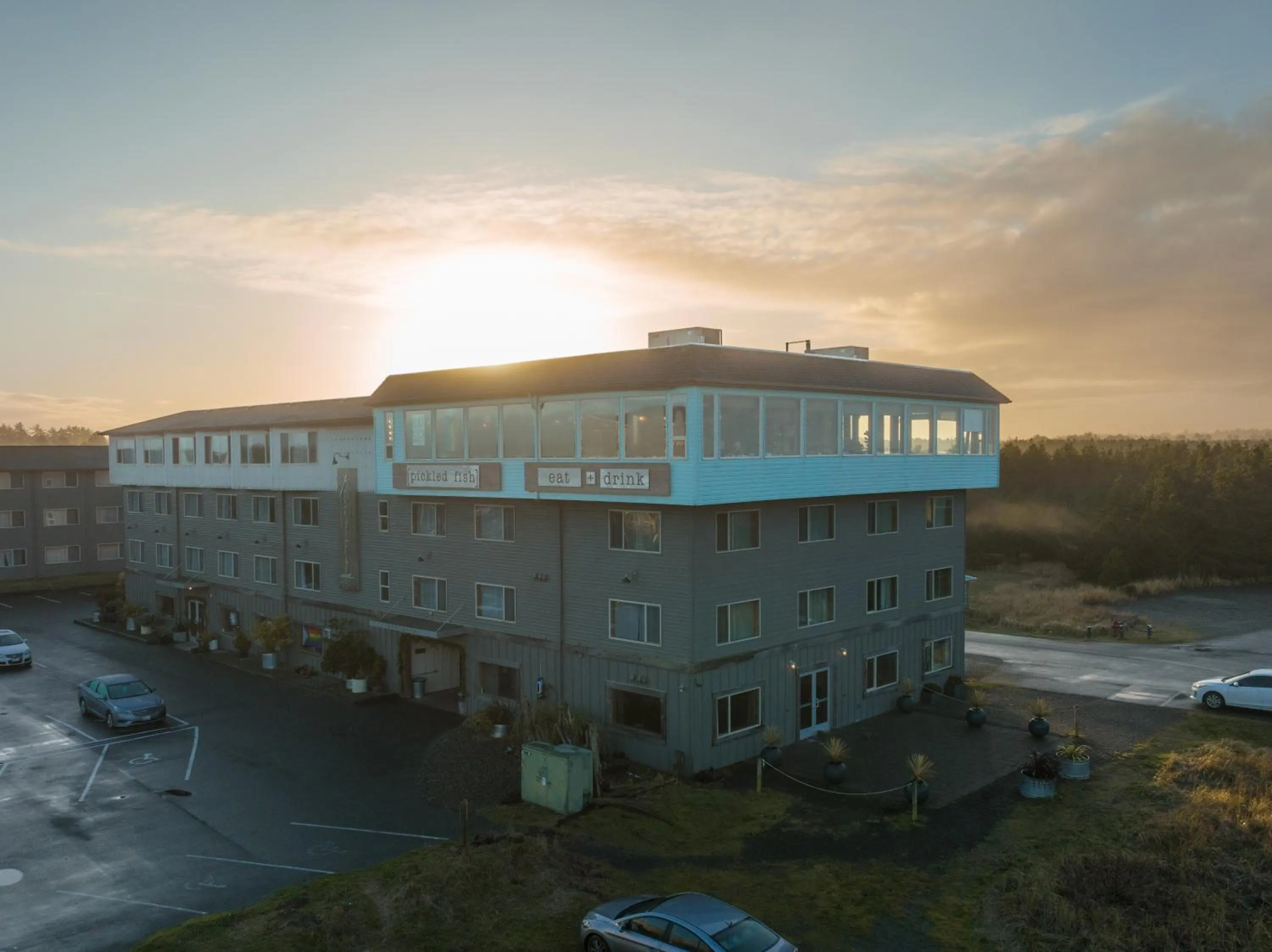 Property building in Adrift Hotel