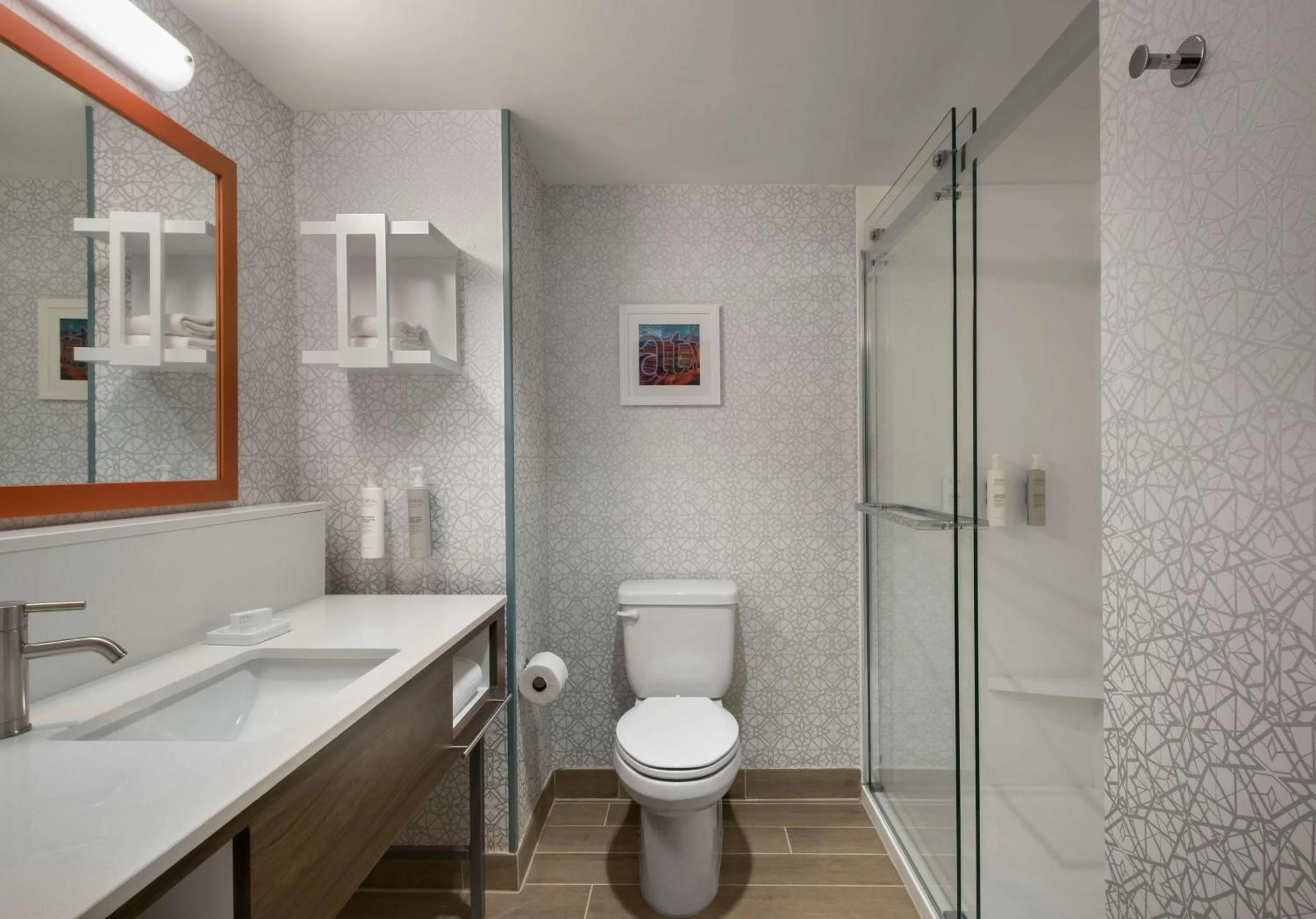 Toilet in Hampton by Hilton East Austin - near UT and Capitol