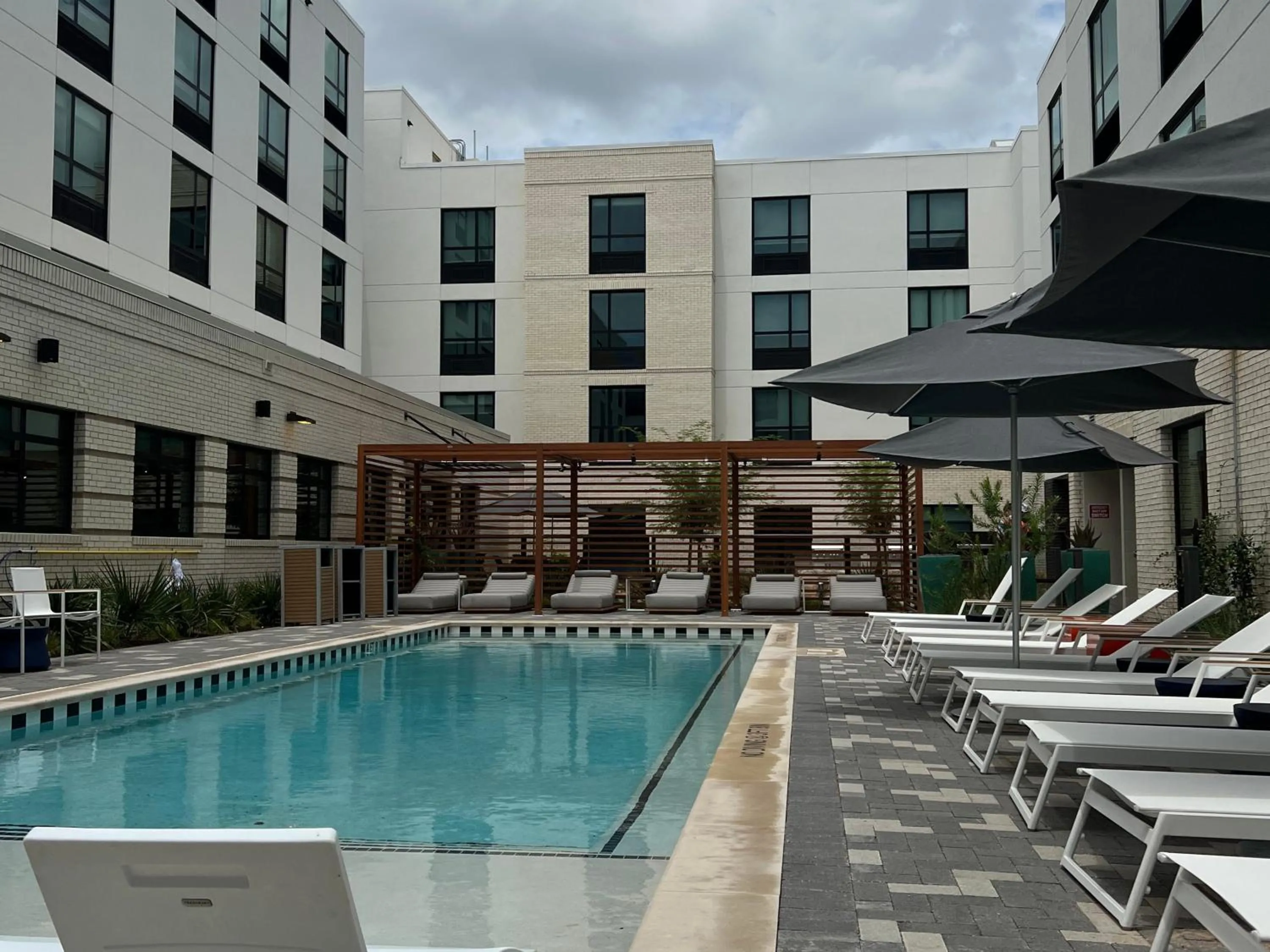 Swimming pool in Hampton by Hilton East Austin - near UT and Capitol