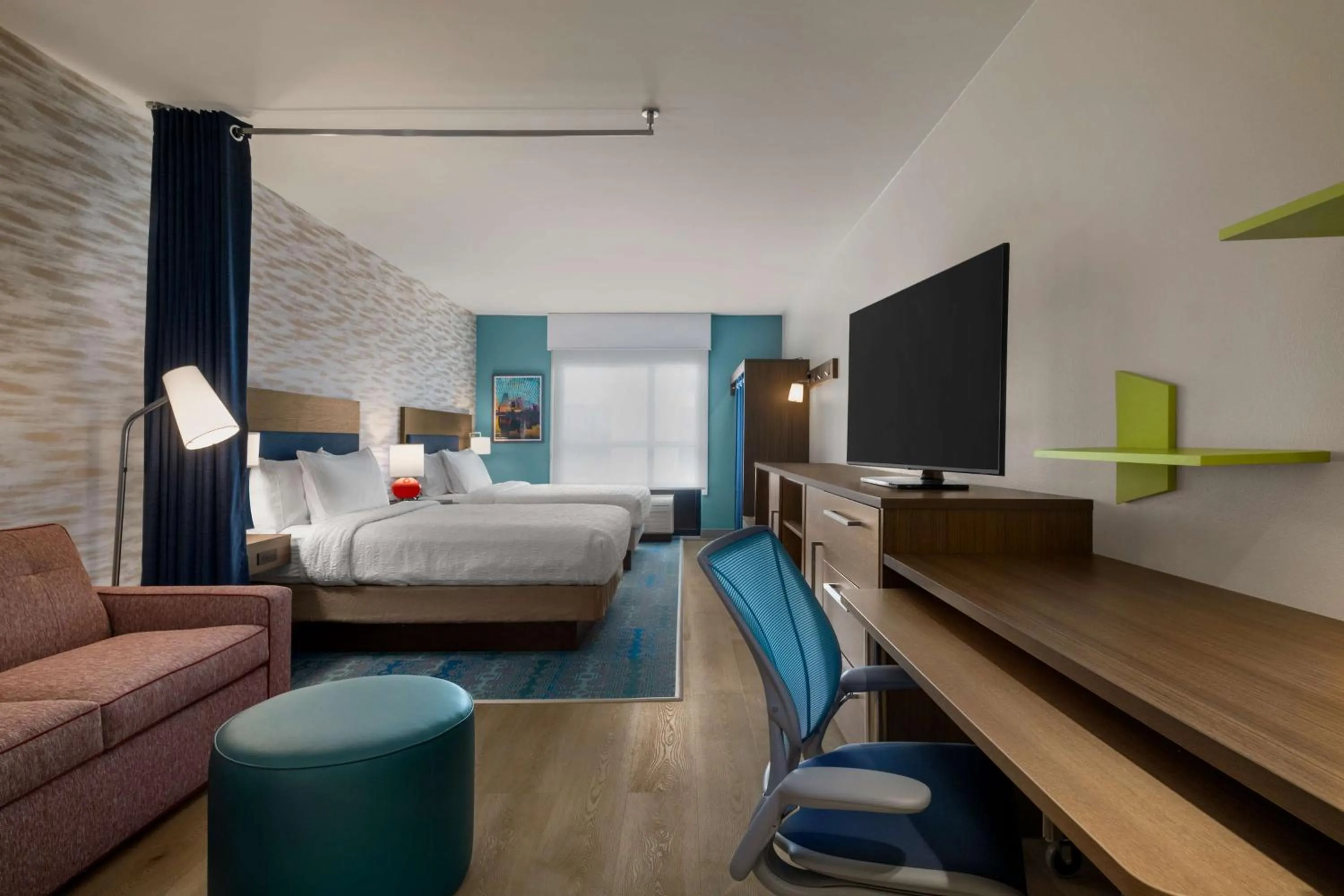 Bedroom, Bed in Home2 Suites By Hilton East Austin - near Downtown and UT