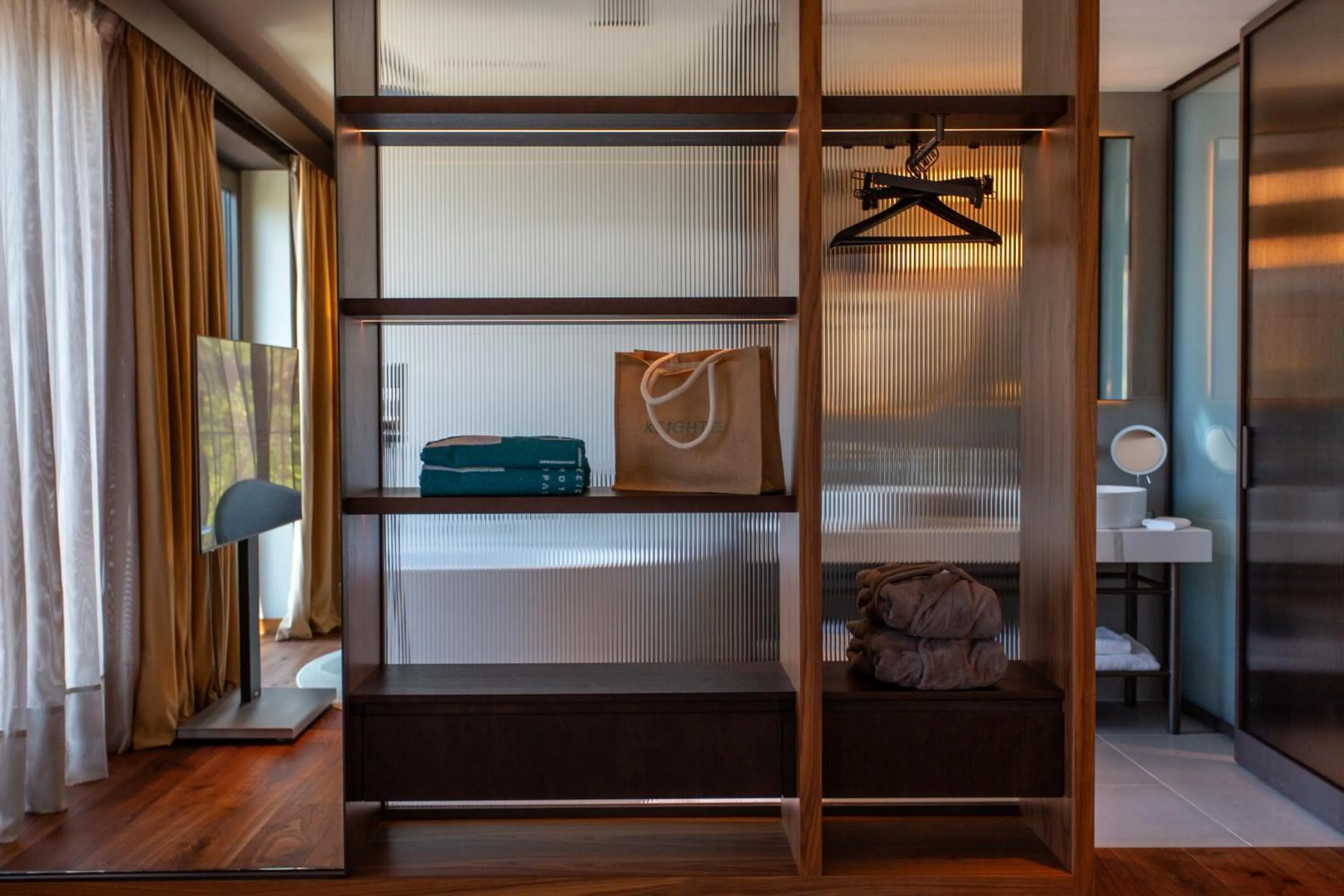 Bathroom, Bed in Keight Hotel Opatija, Curio Collection By Hilton