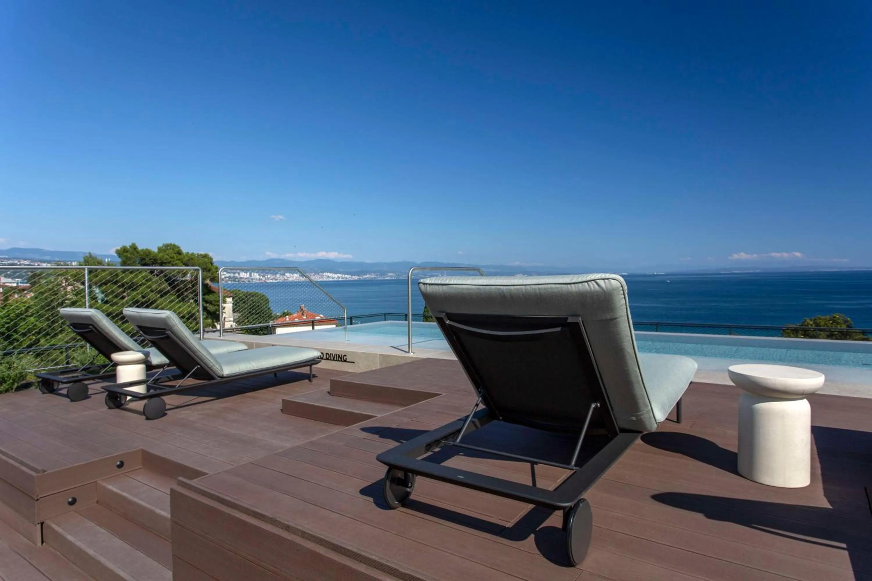 Pool view in Keight Hotel Opatija, Curio Collection By Hilton