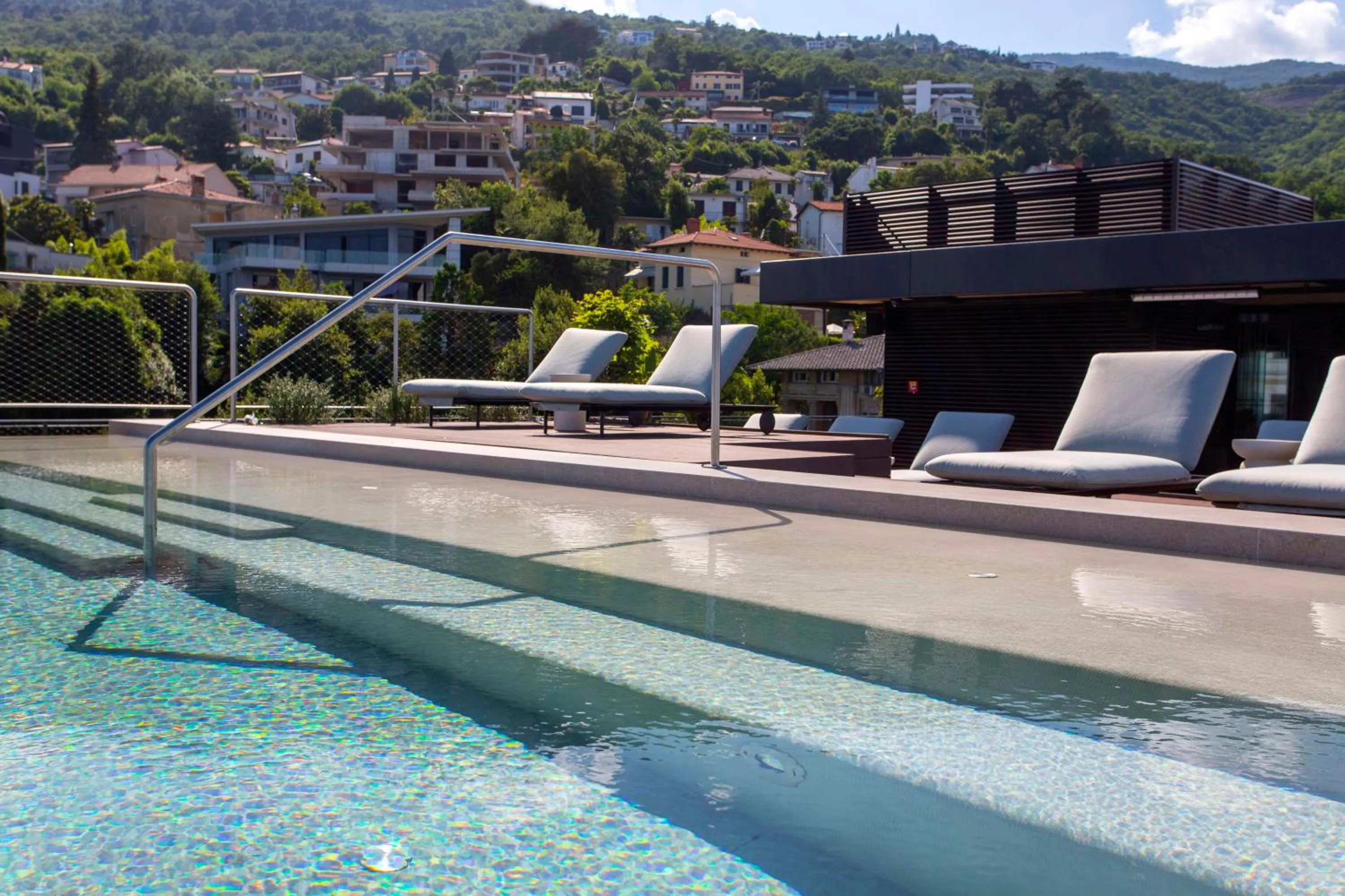 Pool view in Keight Hotel Opatija, Curio Collection By Hilton