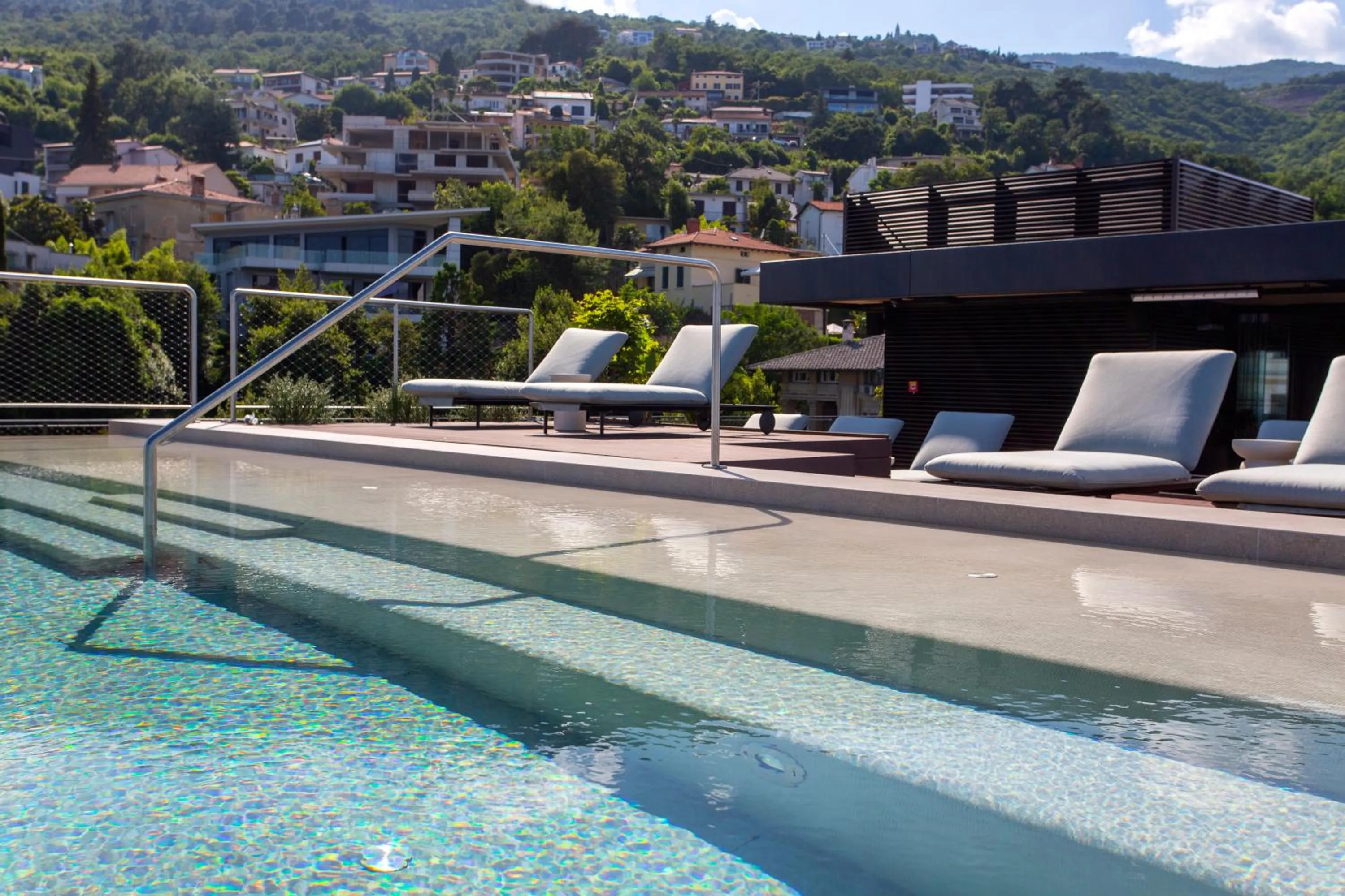 Pool view in Keight Hotel Opatija, Curio Collection By Hilton