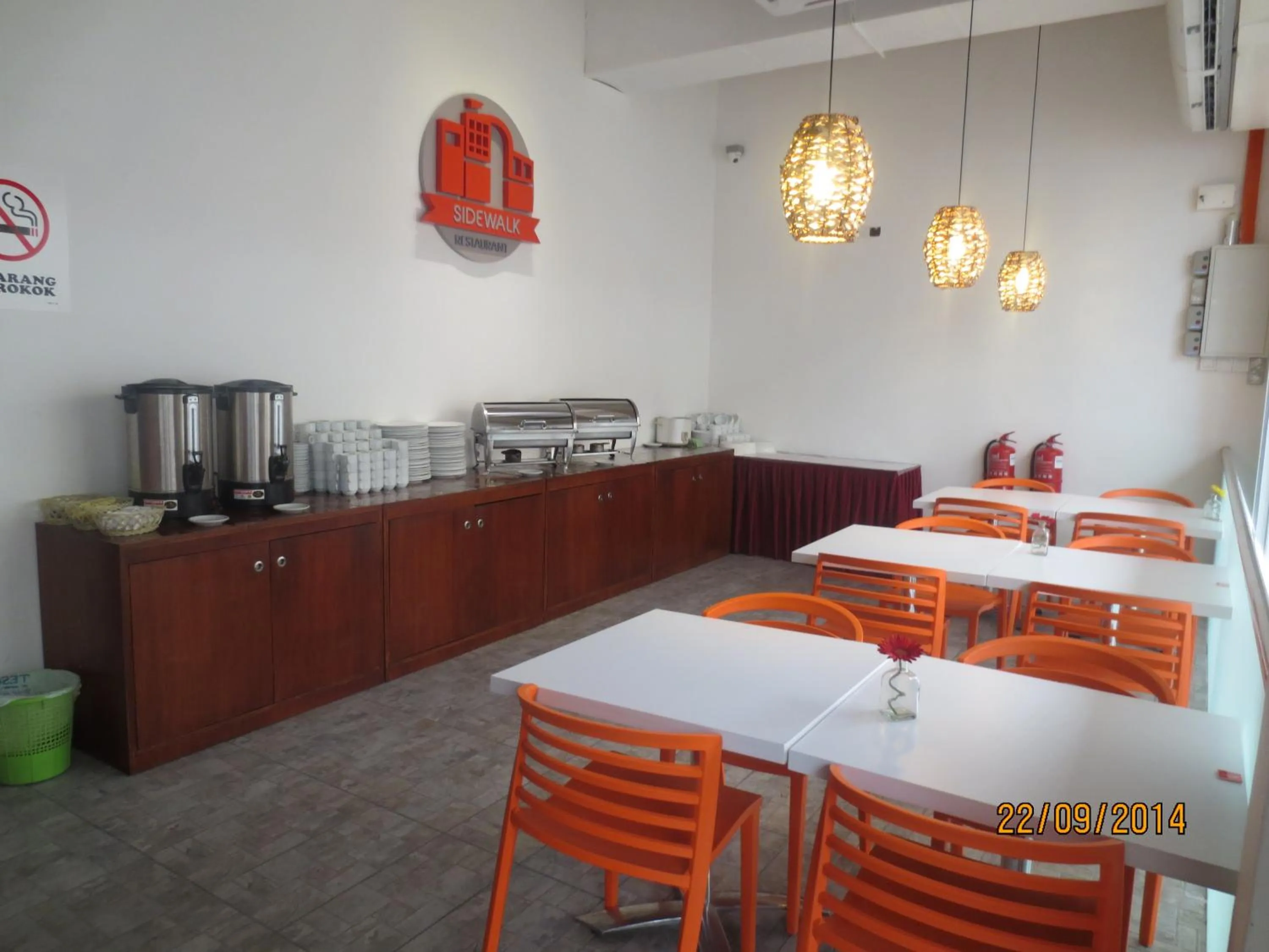 Dining area in The Explorer Hotel