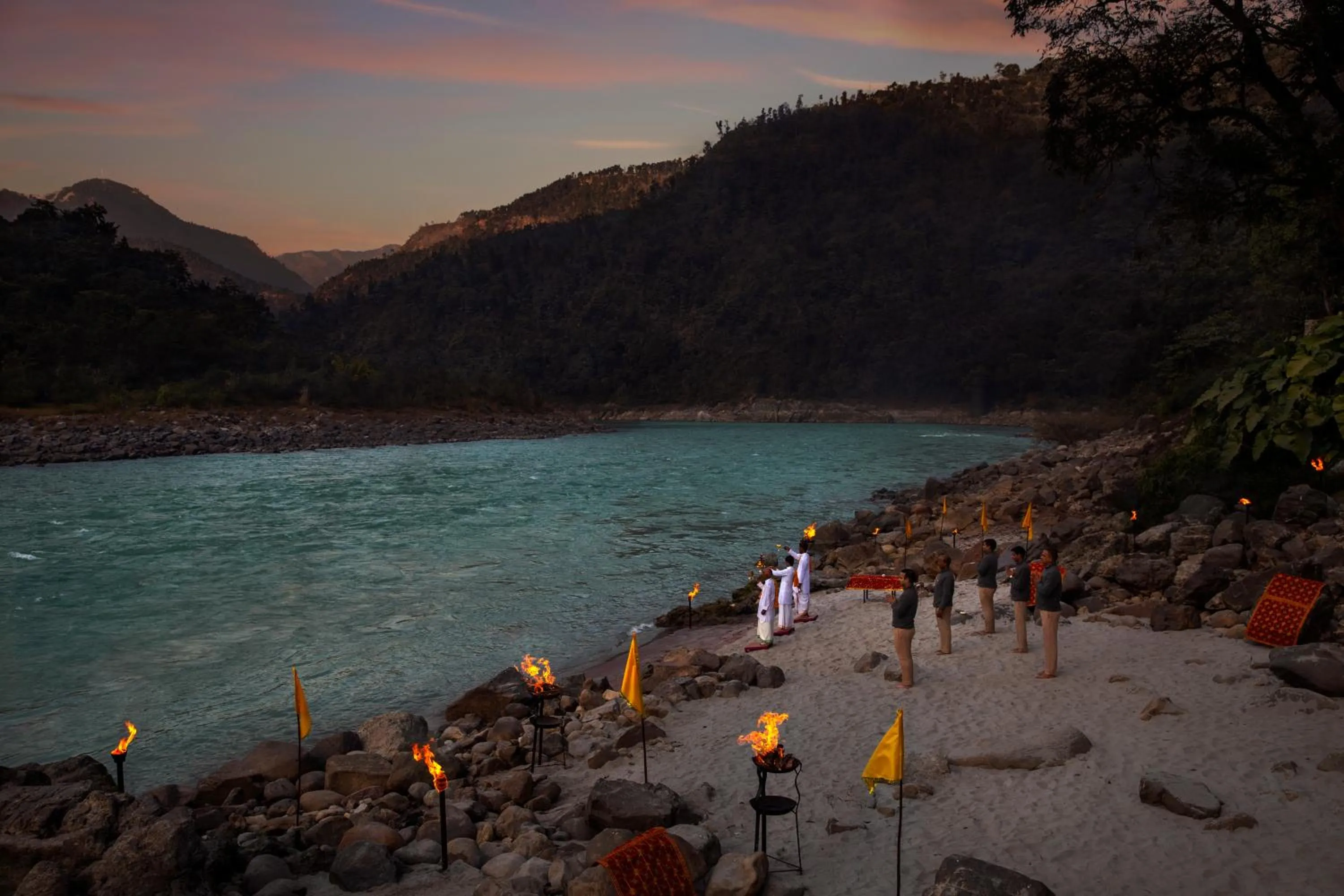 Natural landscape in Anand Kashi by the Ganges Rishikesh - IHCL Seleqtions