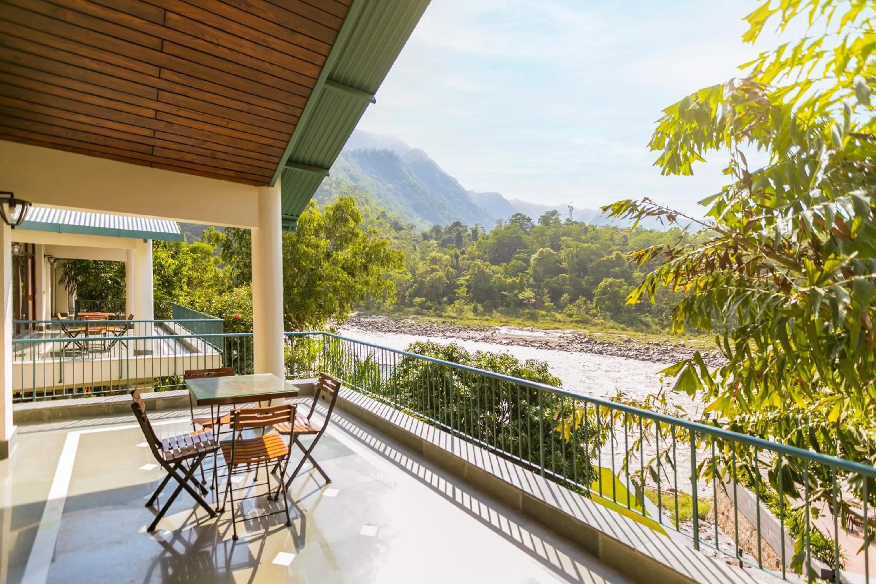 Balcony/Terrace in Anand Kashi by the Ganges Rishikesh - IHCL Seleqtions