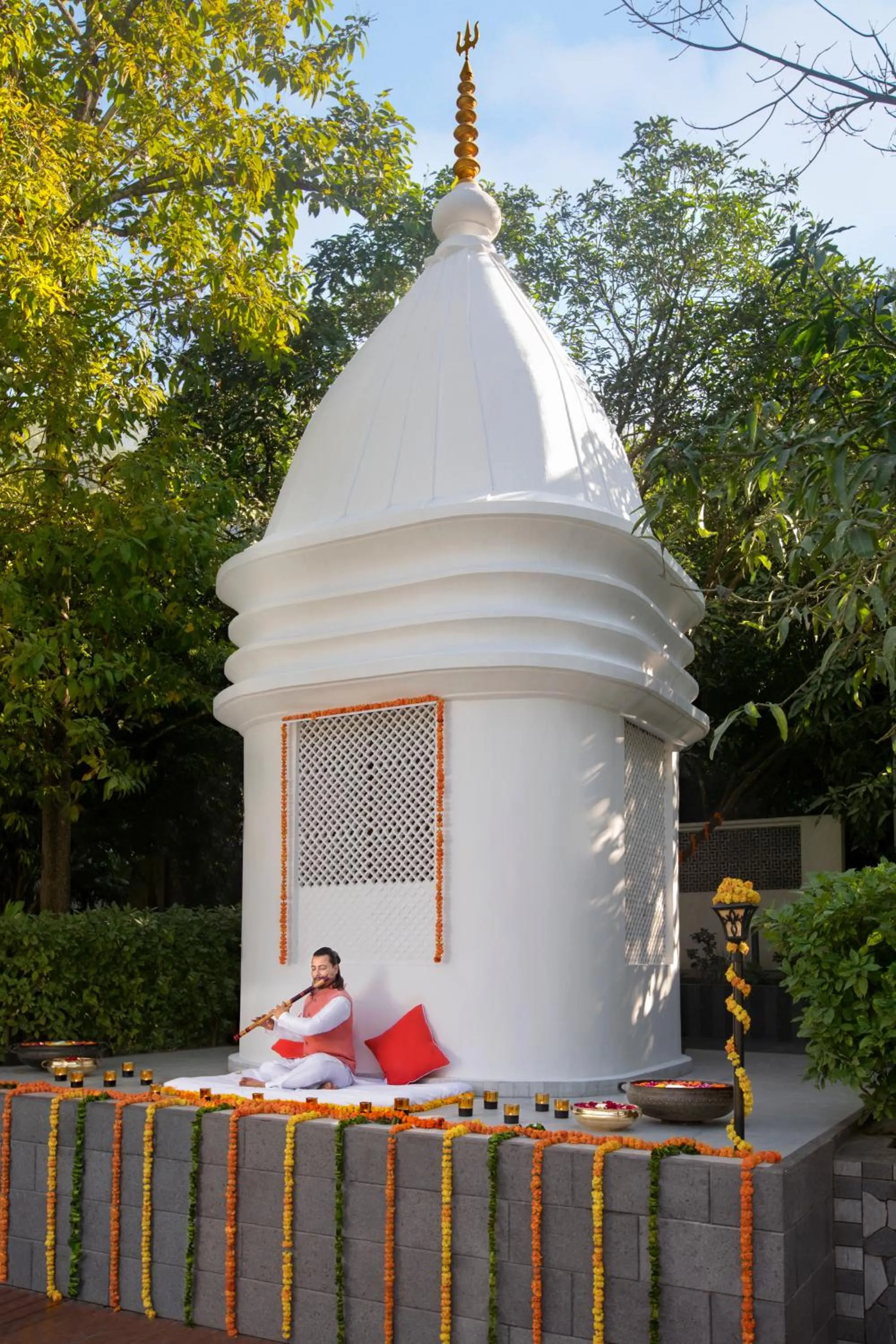 Place of worship in Anand Kashi by the Ganges Rishikesh - IHCL Seleqtions