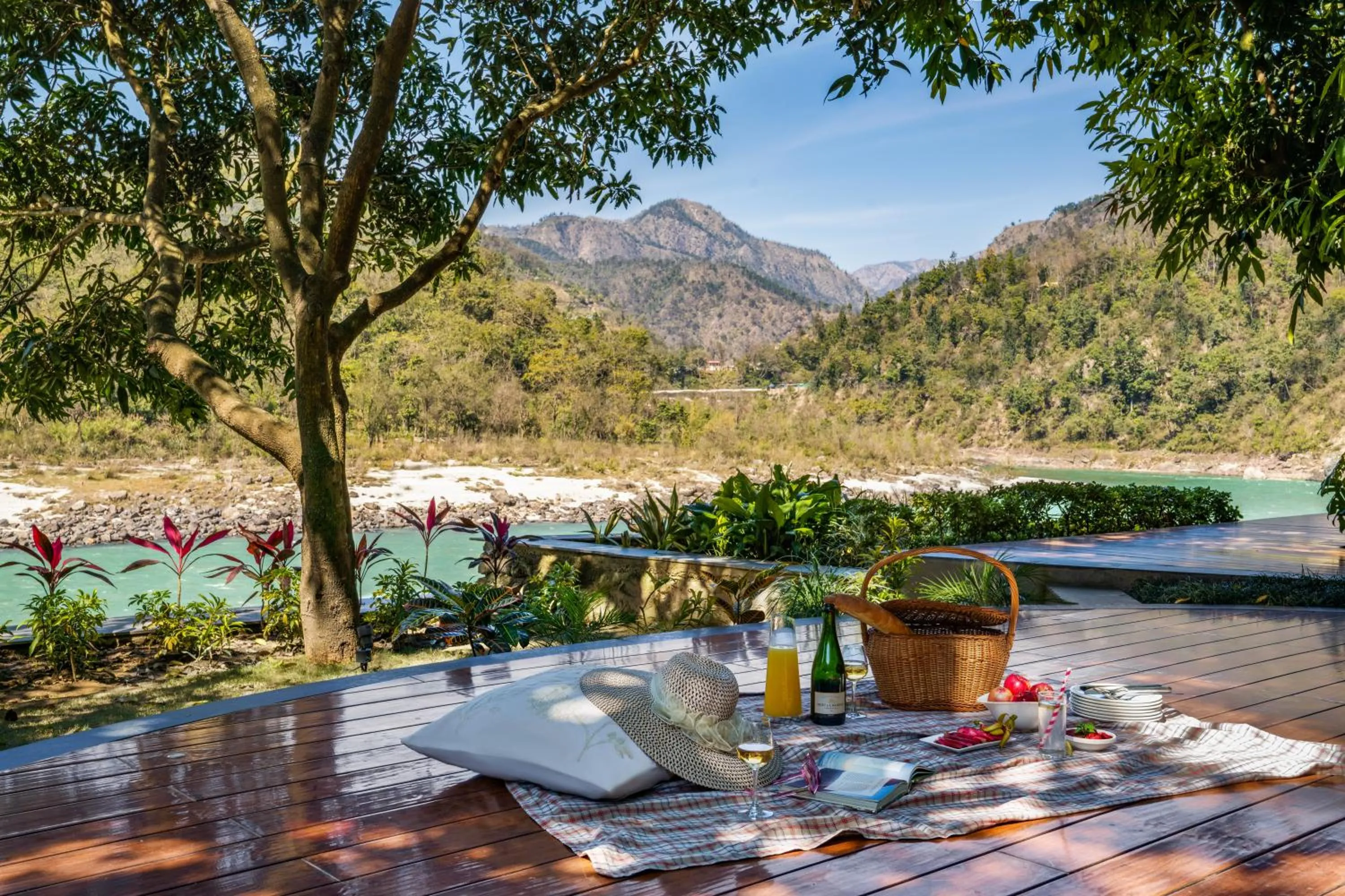 Natural landscape in Anand Kashi by the Ganges Rishikesh - IHCL Seleqtions