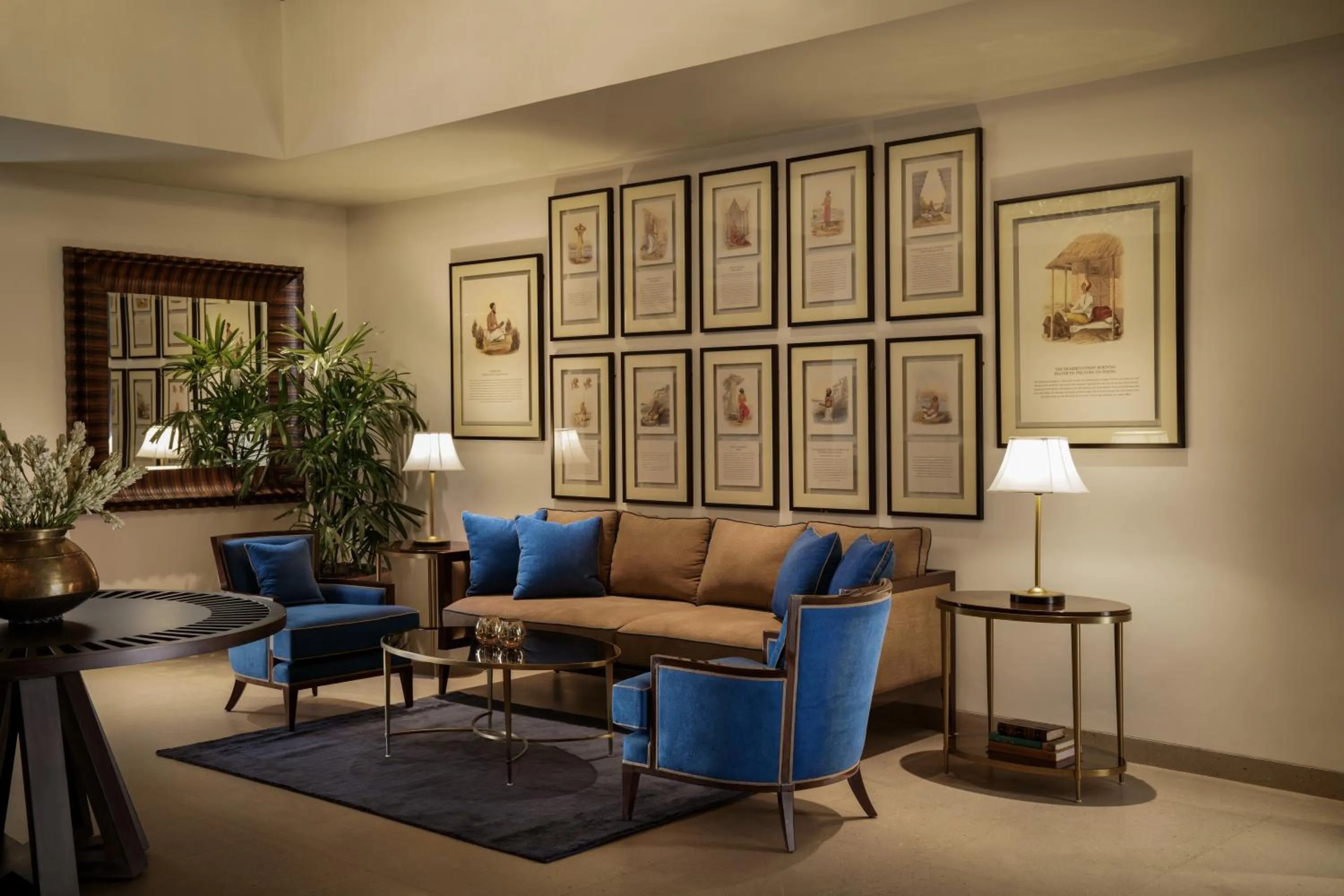 Lobby or reception in Anand Kashi by the Ganges Rishikesh - IHCL Seleqtions