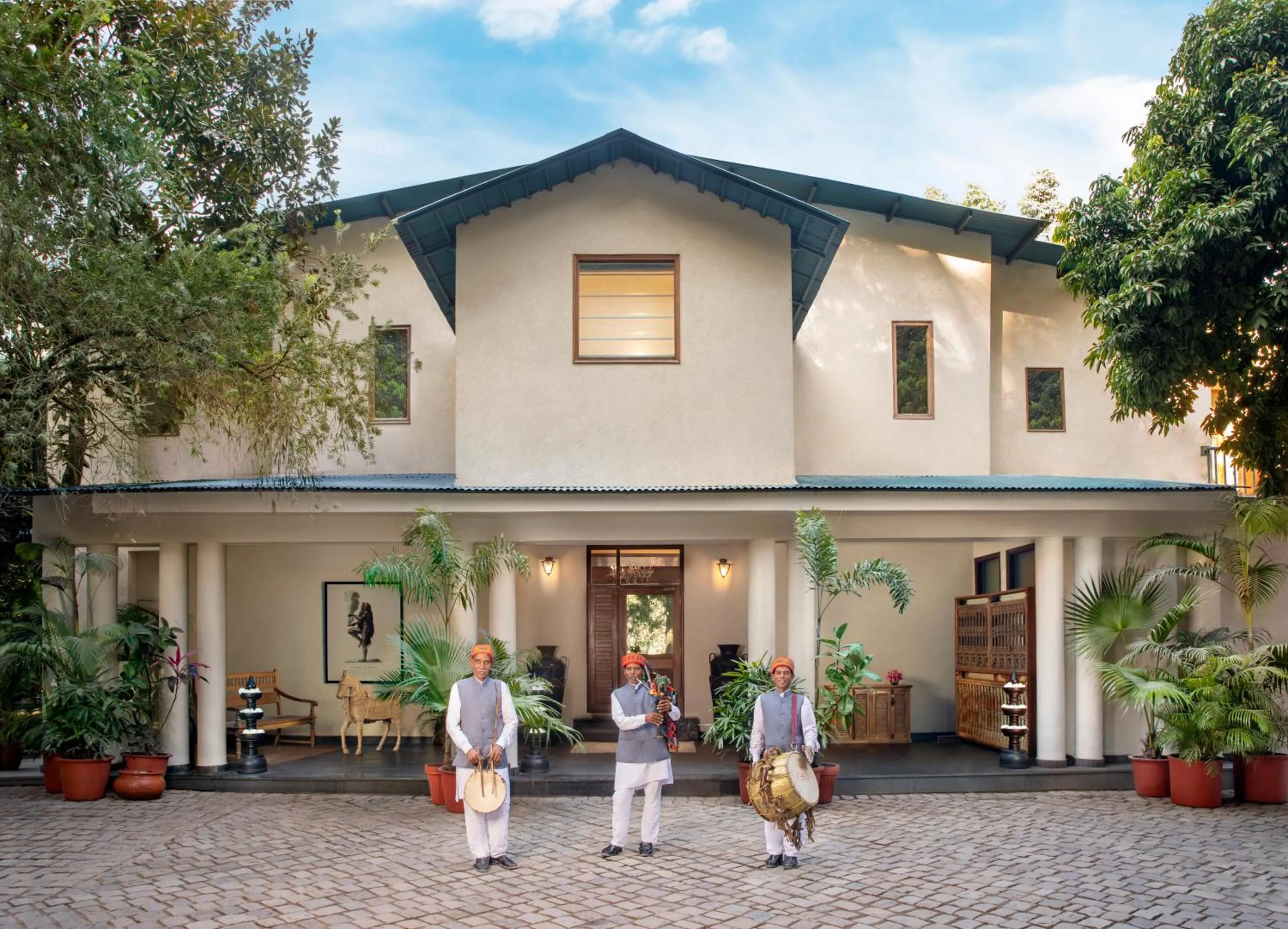 Property building in Anand Kashi by the Ganges Rishikesh - IHCL Seleqtions