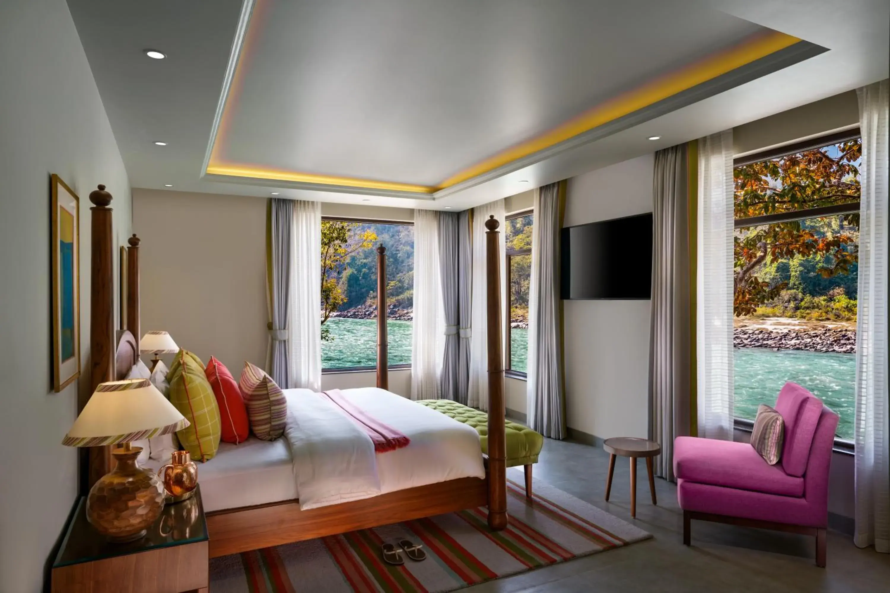 Seleqtions Suite Ganges View in Anand Kashi by the Ganges Rishikesh - IHCL Seleqtions Seleqtions Suite Ganges View in Anand Kashi by the Ganges Rishikesh - IHCL Seleqtions