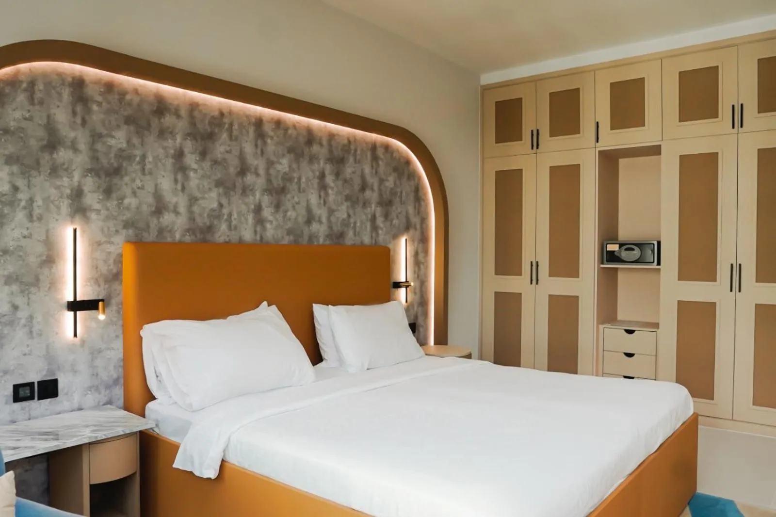 Bed in Sheraton Khalidiya Hotel