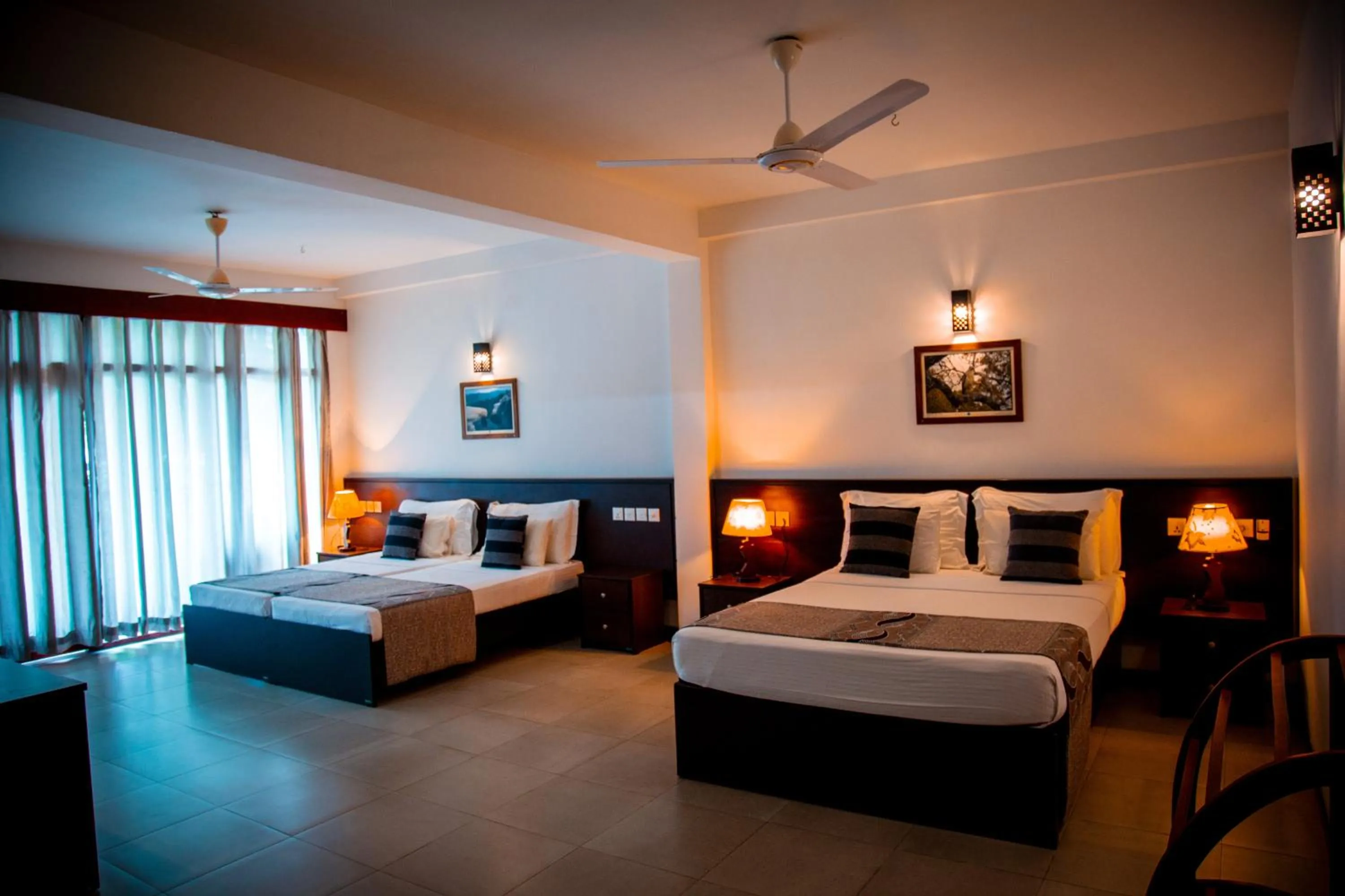 Bed in Riverside Inn Fuji