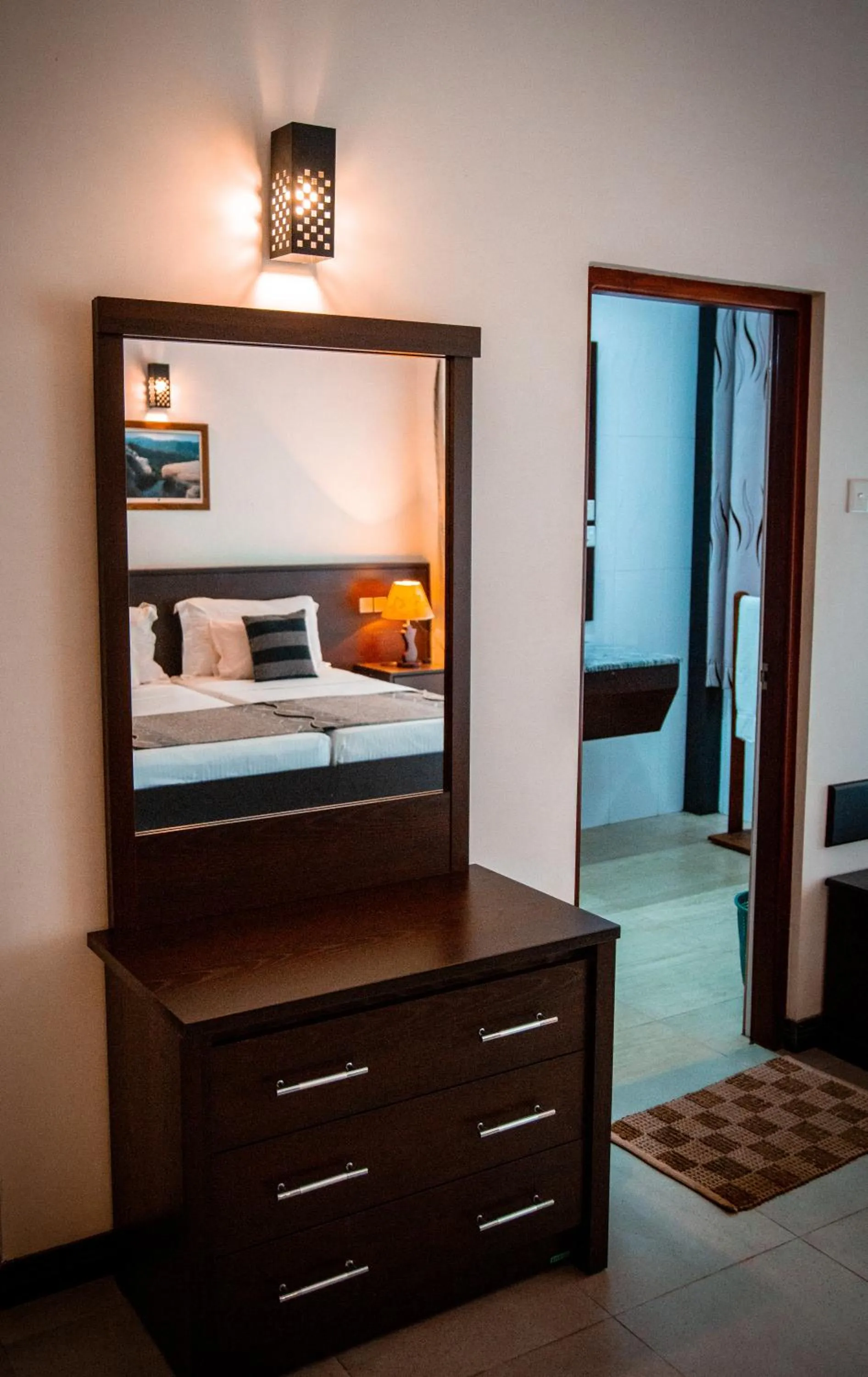 Bedroom, Bed in Riverside Inn Fuji