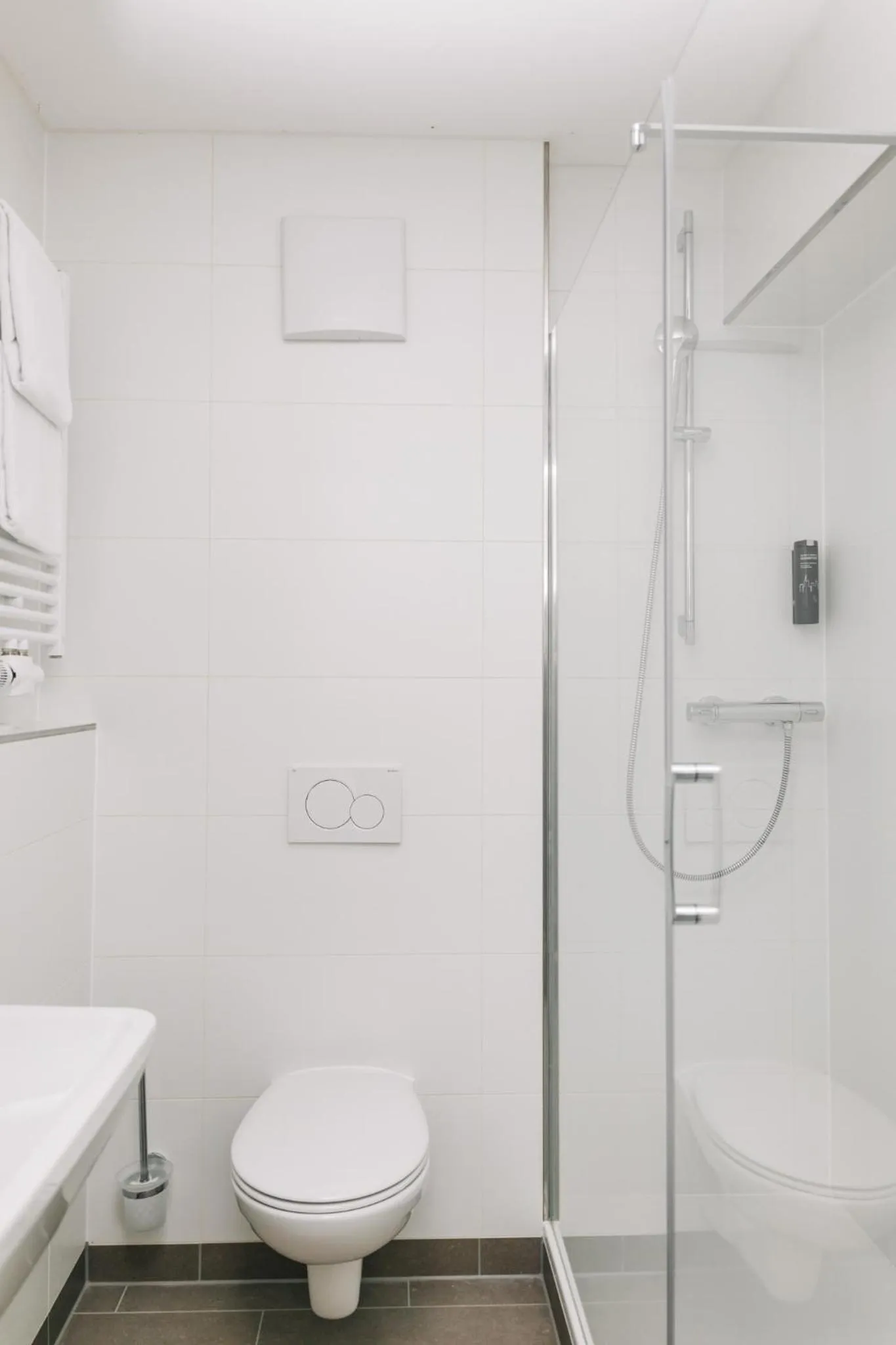 Shower in Homaris Apartments Frankfurt