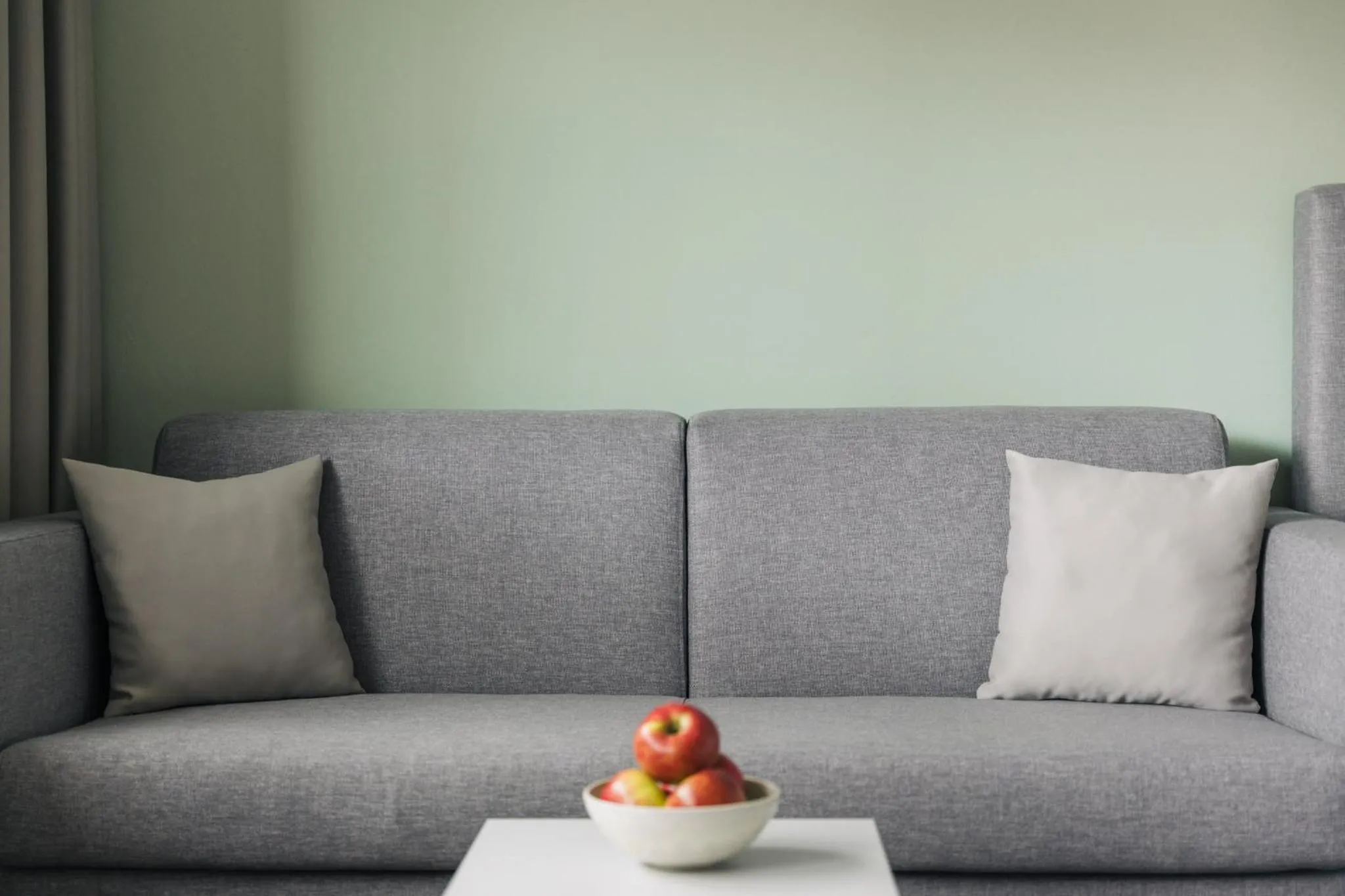 Bed in Homaris Apartments Frankfurt