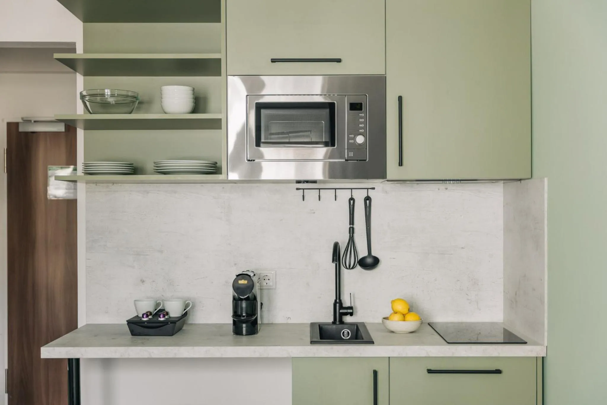 Coffee/tea facilities in Homaris Apartments Frankfurt