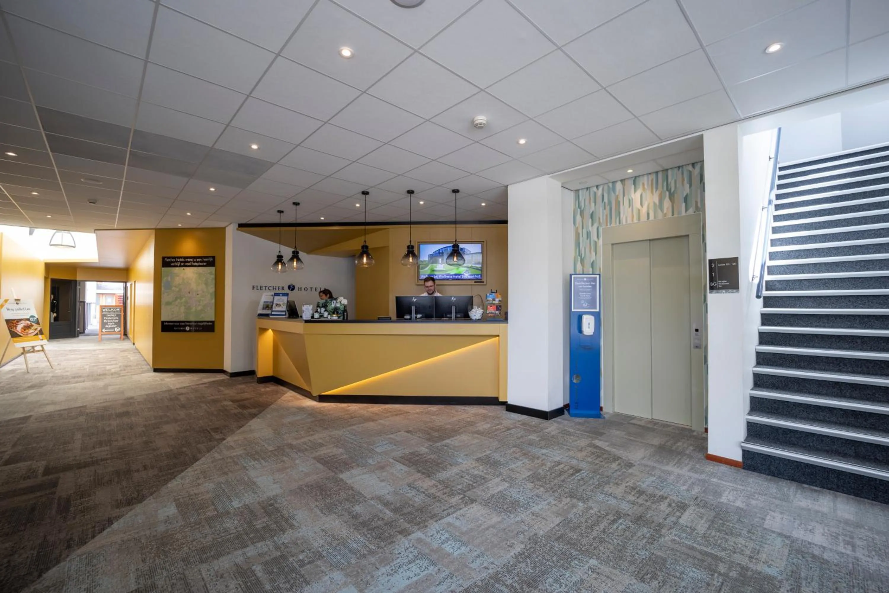 Lobby or reception in Fletcher Wellness-Hotel Brabant-Mill