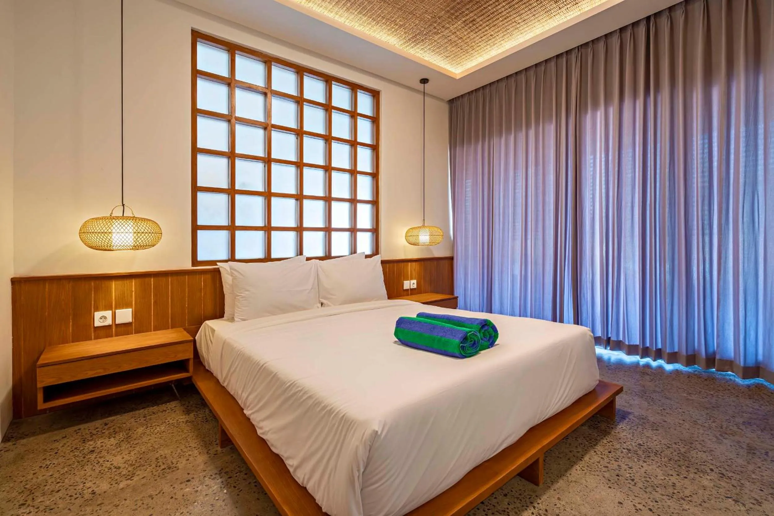 Bed in Villa Kemiri - Canggu near Batu Bolong Beach