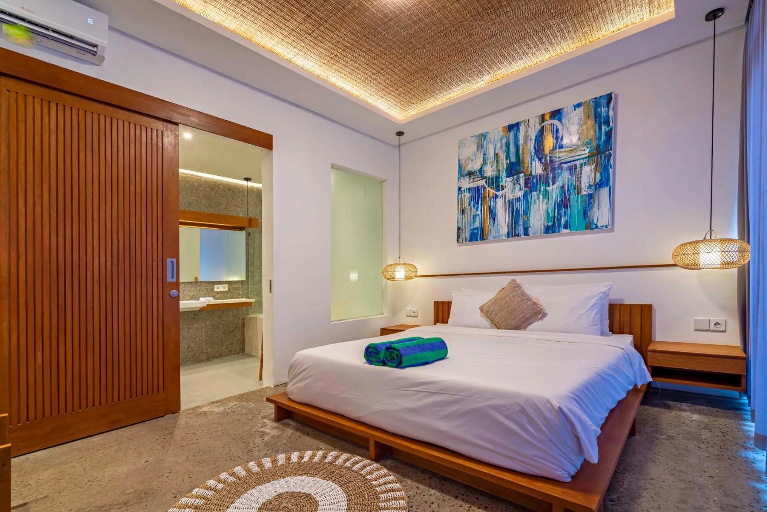 Bedroom, Bed in Villa Kemiri - Canggu near Batu Bolong Beach