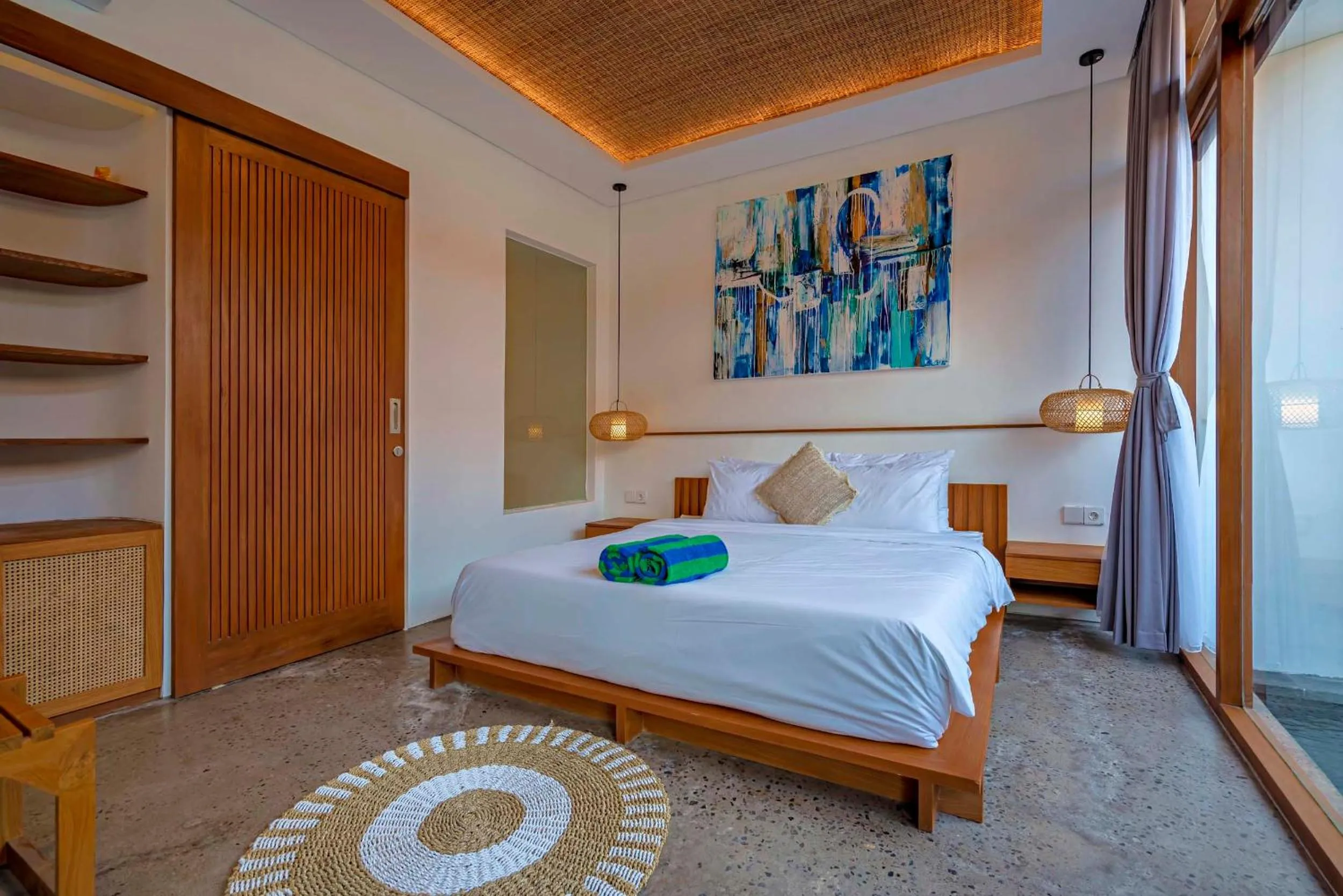 Bedroom, Bed in Villa Kemiri - Canggu near Batu Bolong Beach