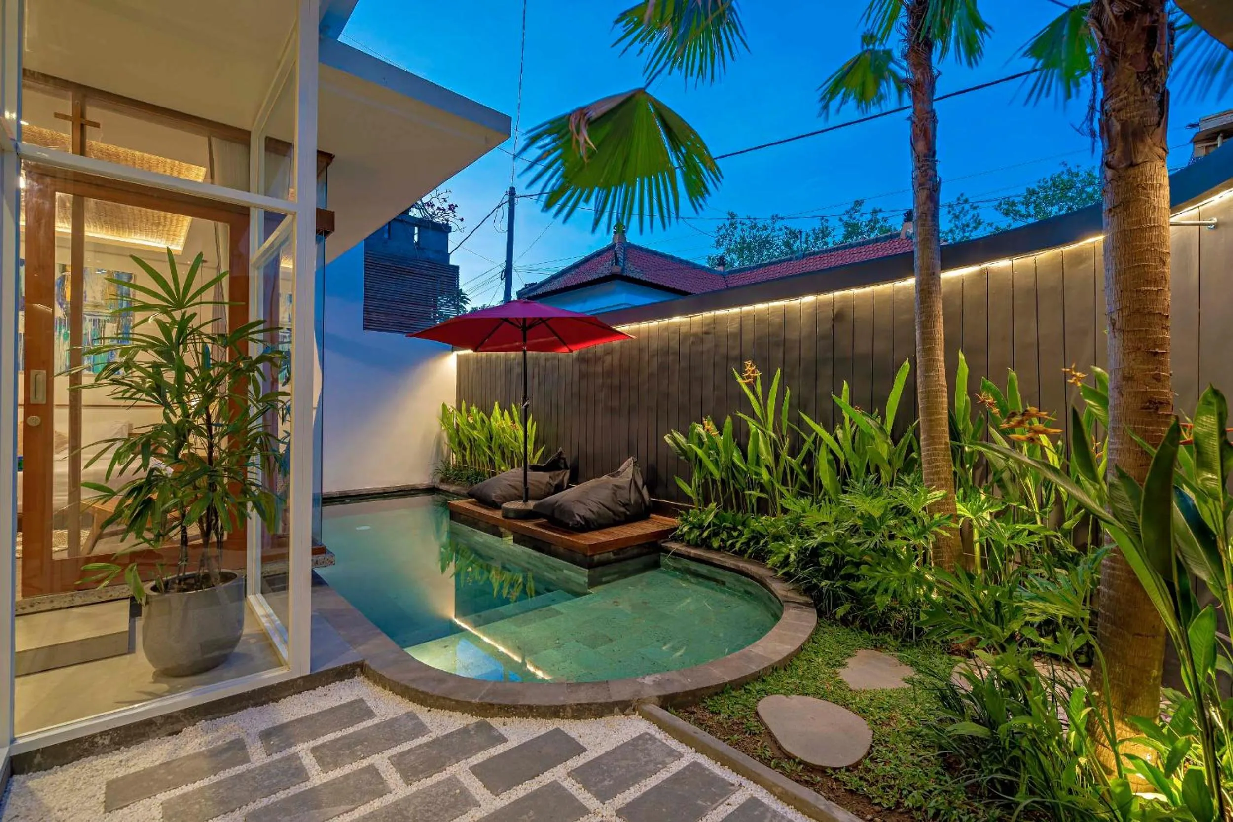 Garden in Villa Kemiri - Canggu near Batu Bolong Beach