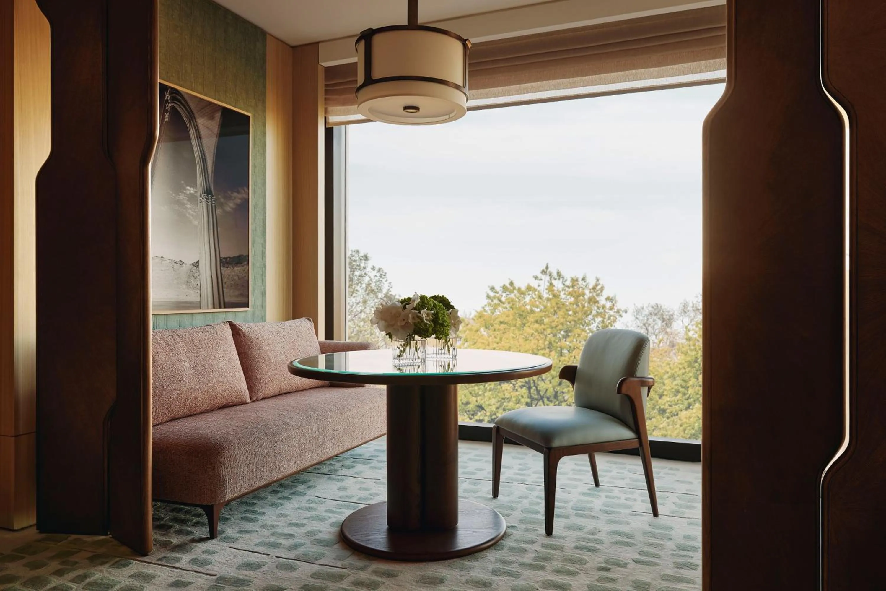 Living room in The Emory, Maybourne