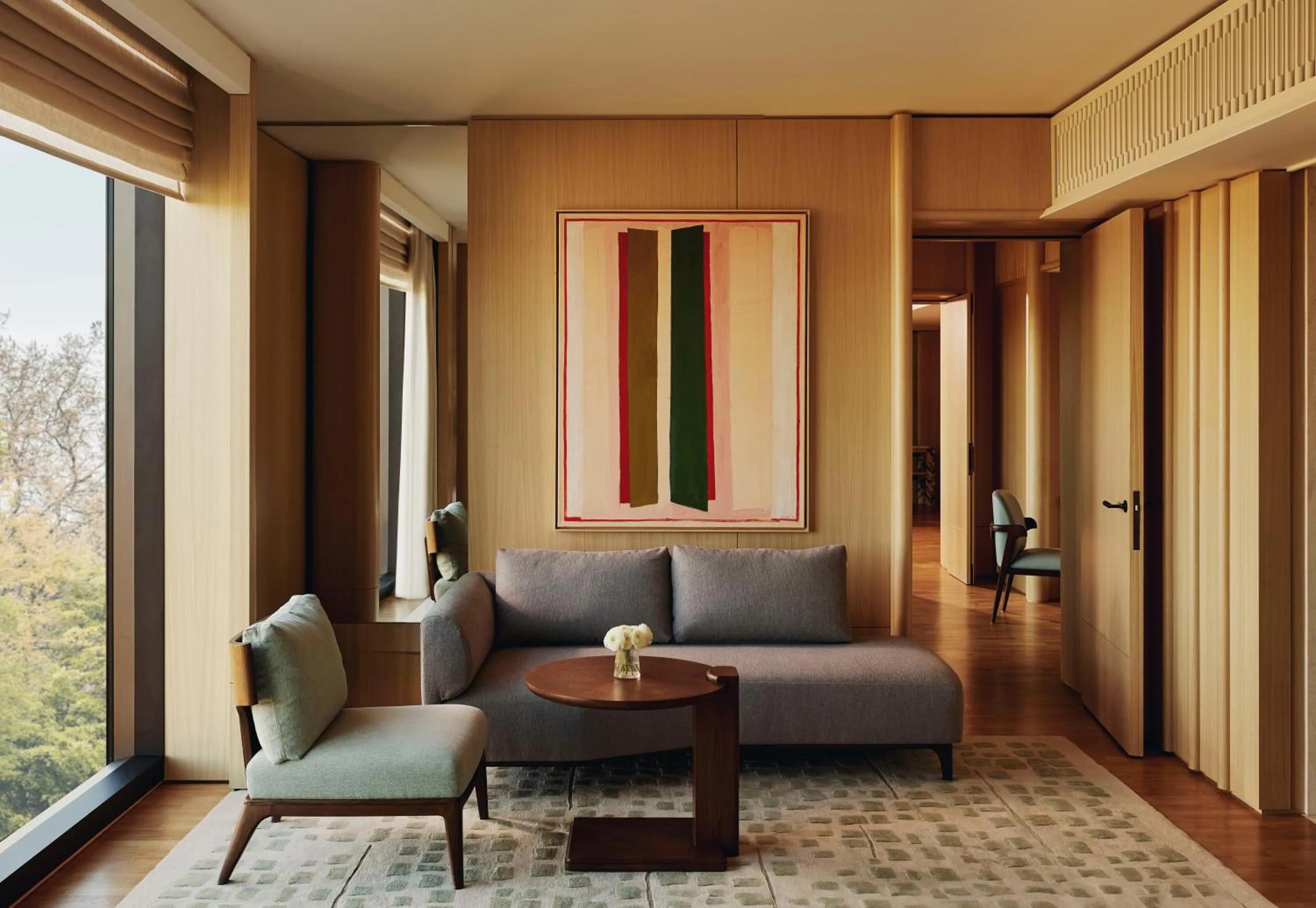 Living room in The Emory, Maybourne