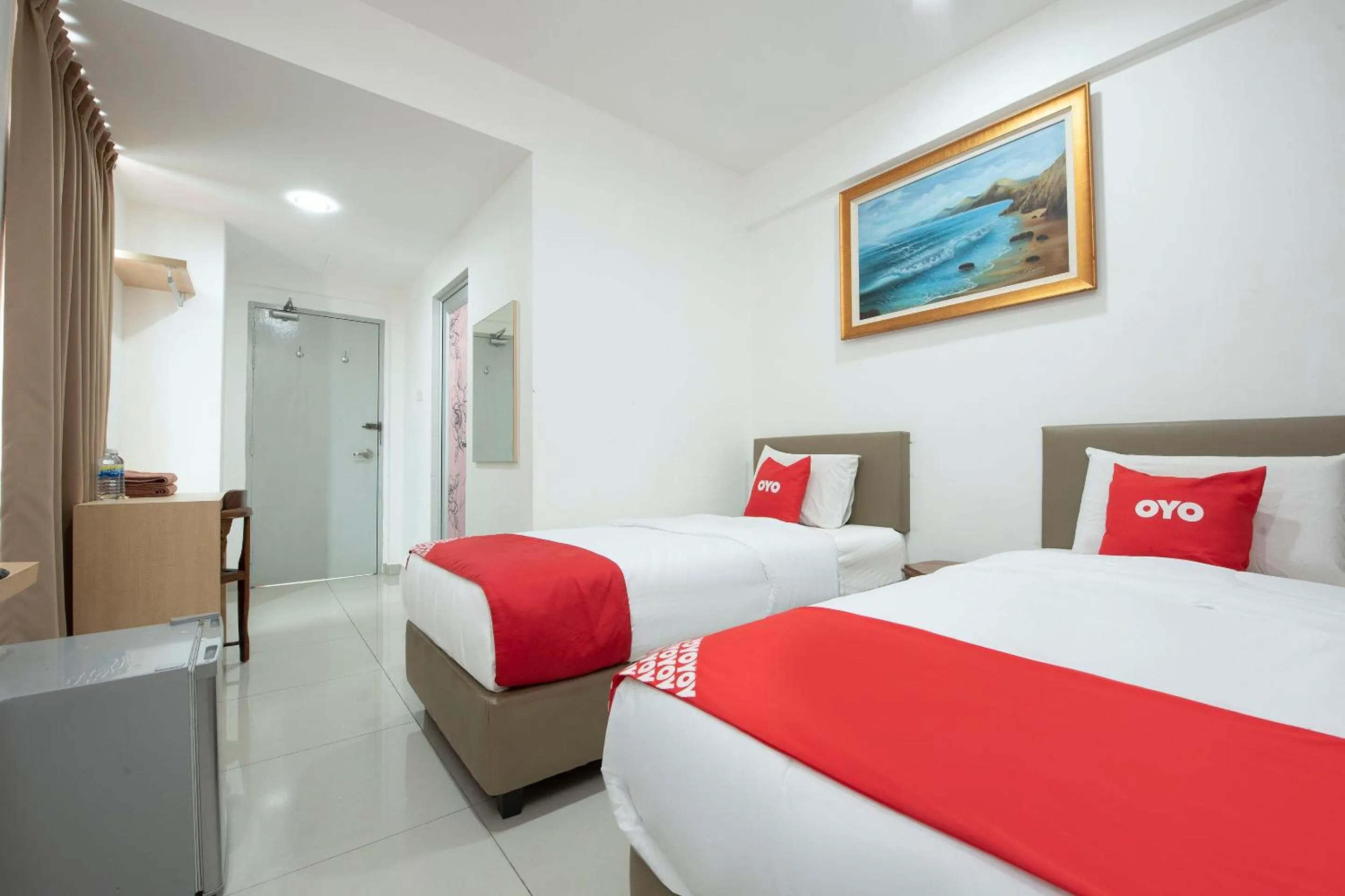 View (from property/room), Bed in Sg Rengit City Resort 3