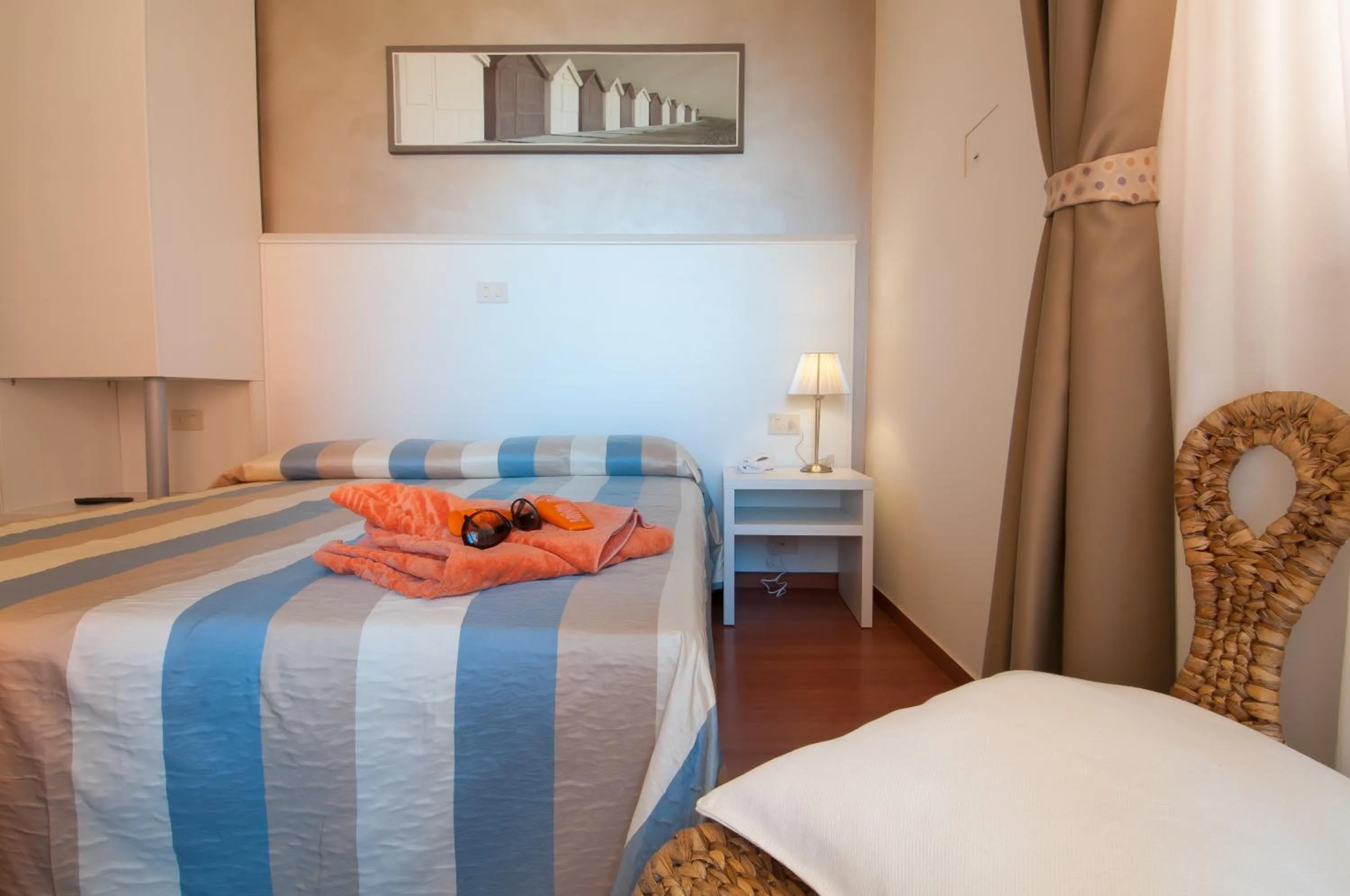 Bed in Hotel Telenia