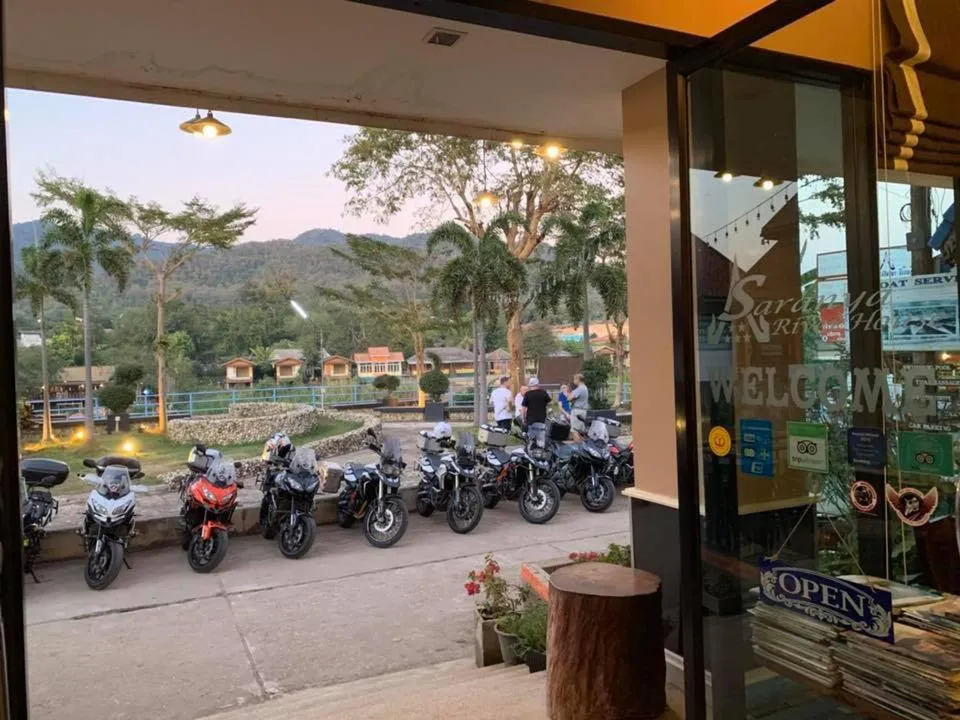 Balcony/Terrace in Saranya River House สรัญญาริเวอร์เฮาส์