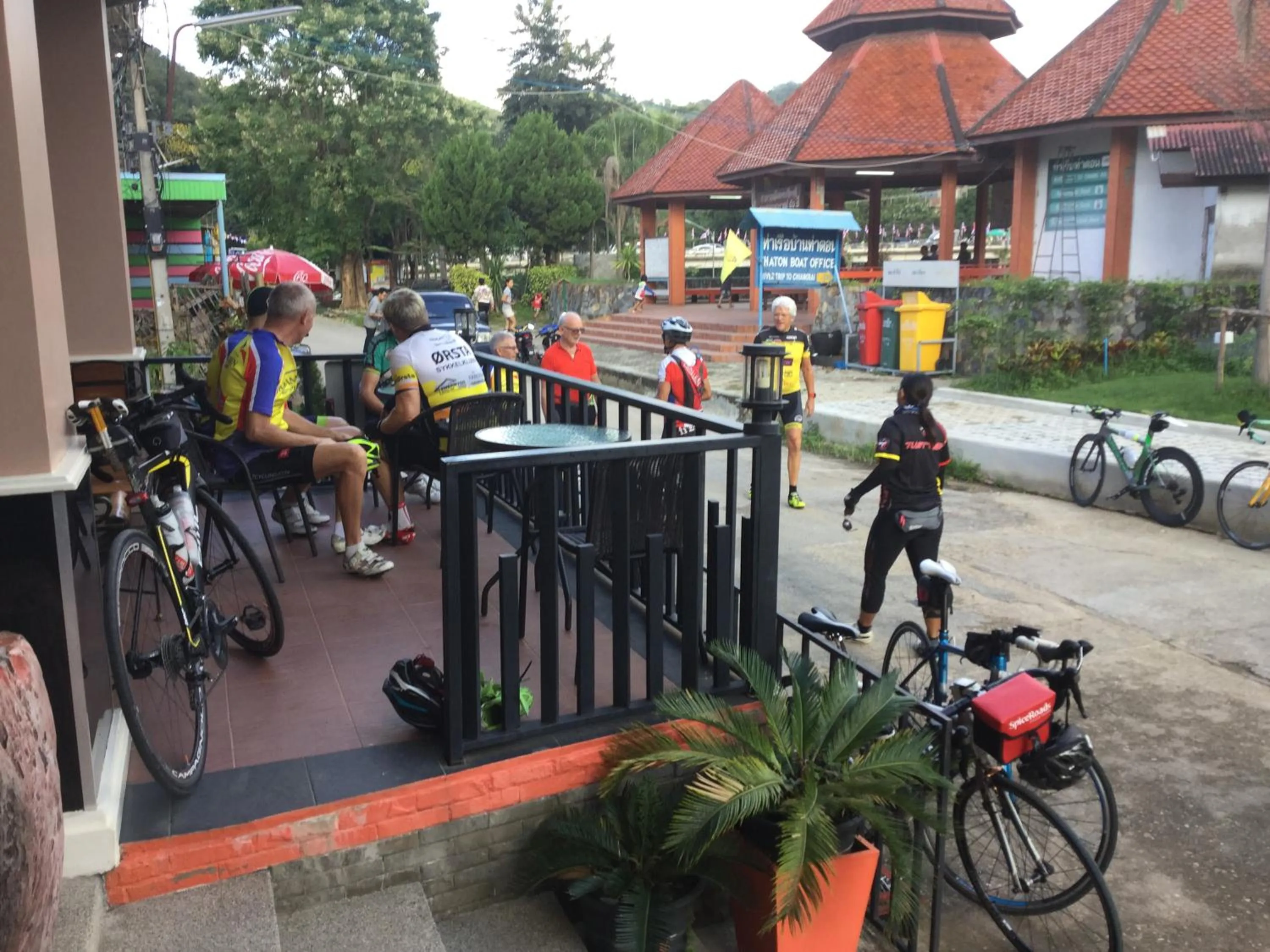 Balcony/Terrace in Saranya River House สรัญญาริเวอร์เฮาส์