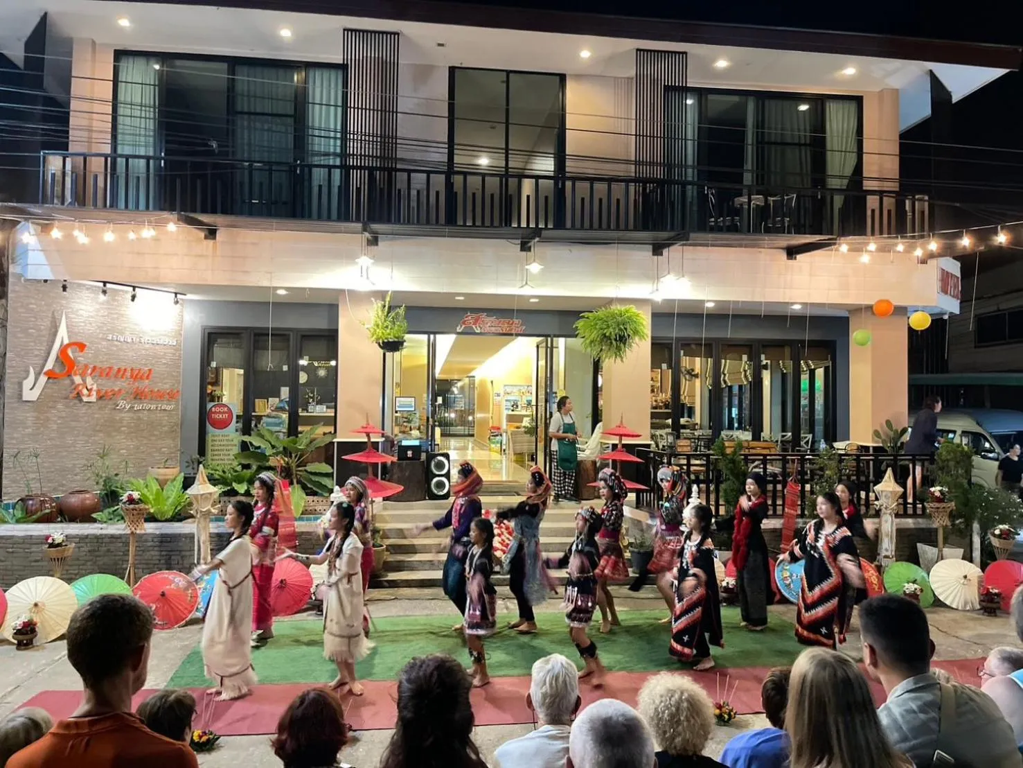 Balcony/Terrace in Saranya River House สรัญญาริเวอร์เฮาส์