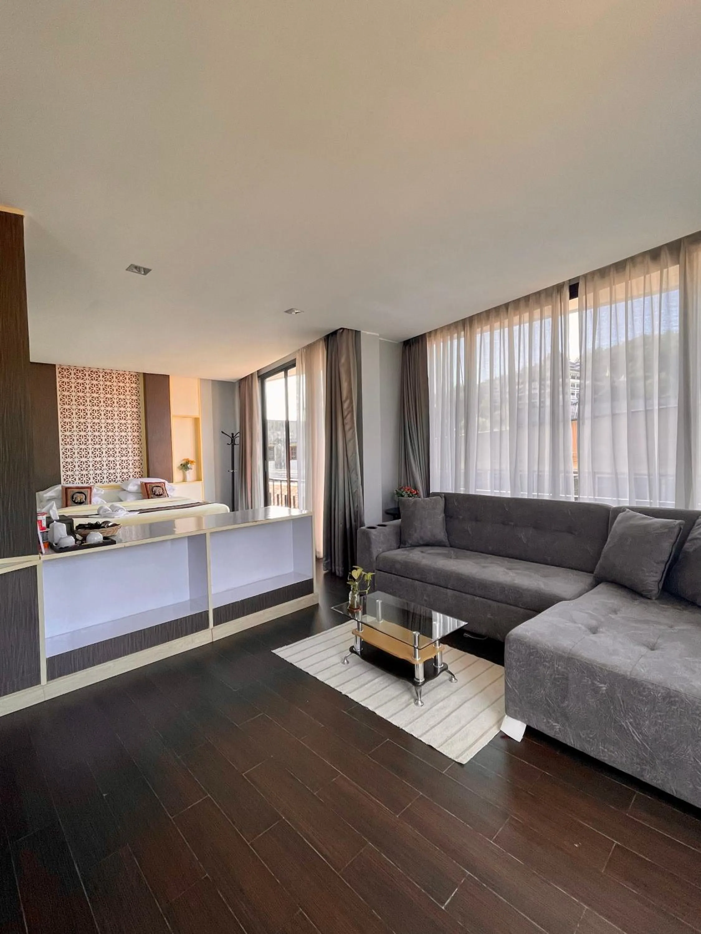 Bed in Saranya River House สรัญญาริเวอร์เฮาส์