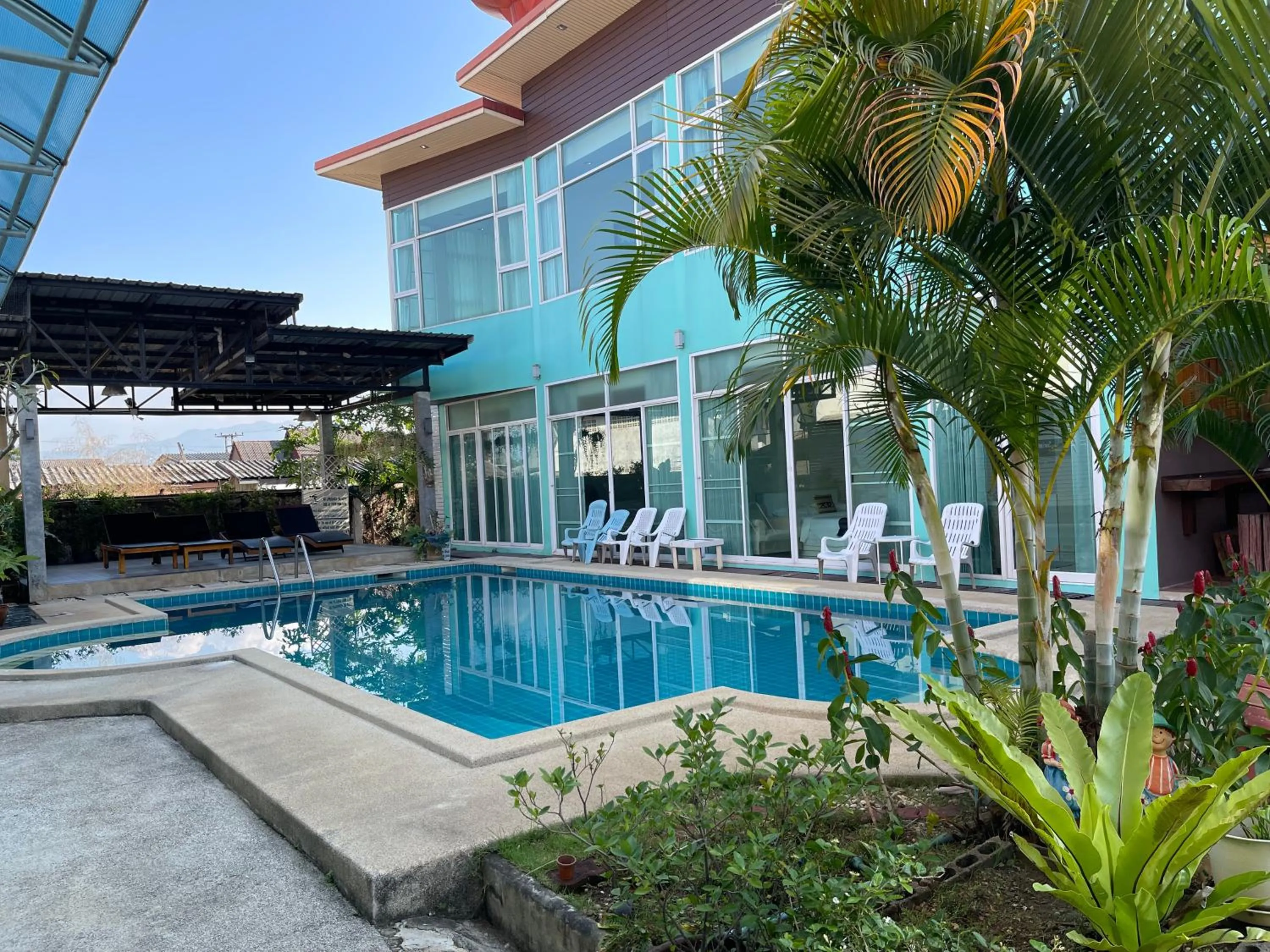 Swimming pool in Saranya River House สรัญญาริเวอร์เฮาส์