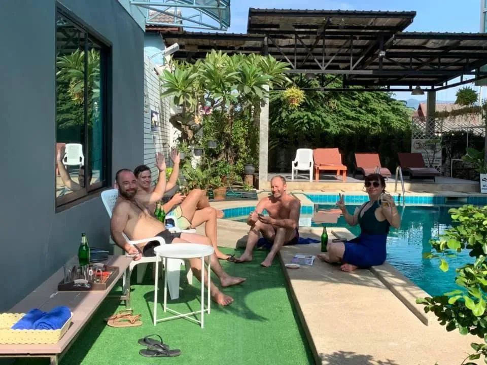 Swimming pool in Saranya River House สรัญญาริเวอร์เฮาส์