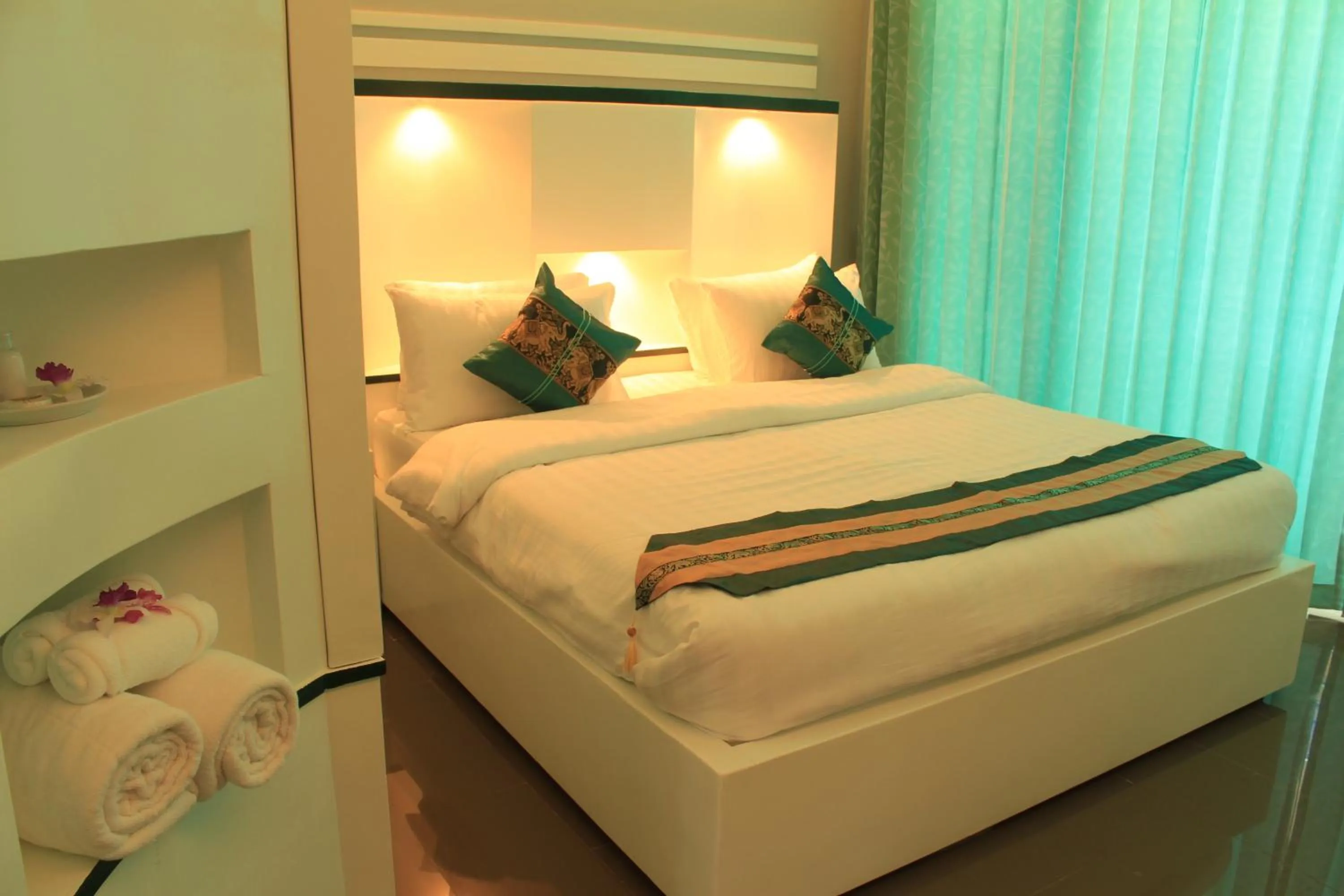 Bedroom, Bed in Saranya River House สรัญญาริเวอร์เฮาส์
