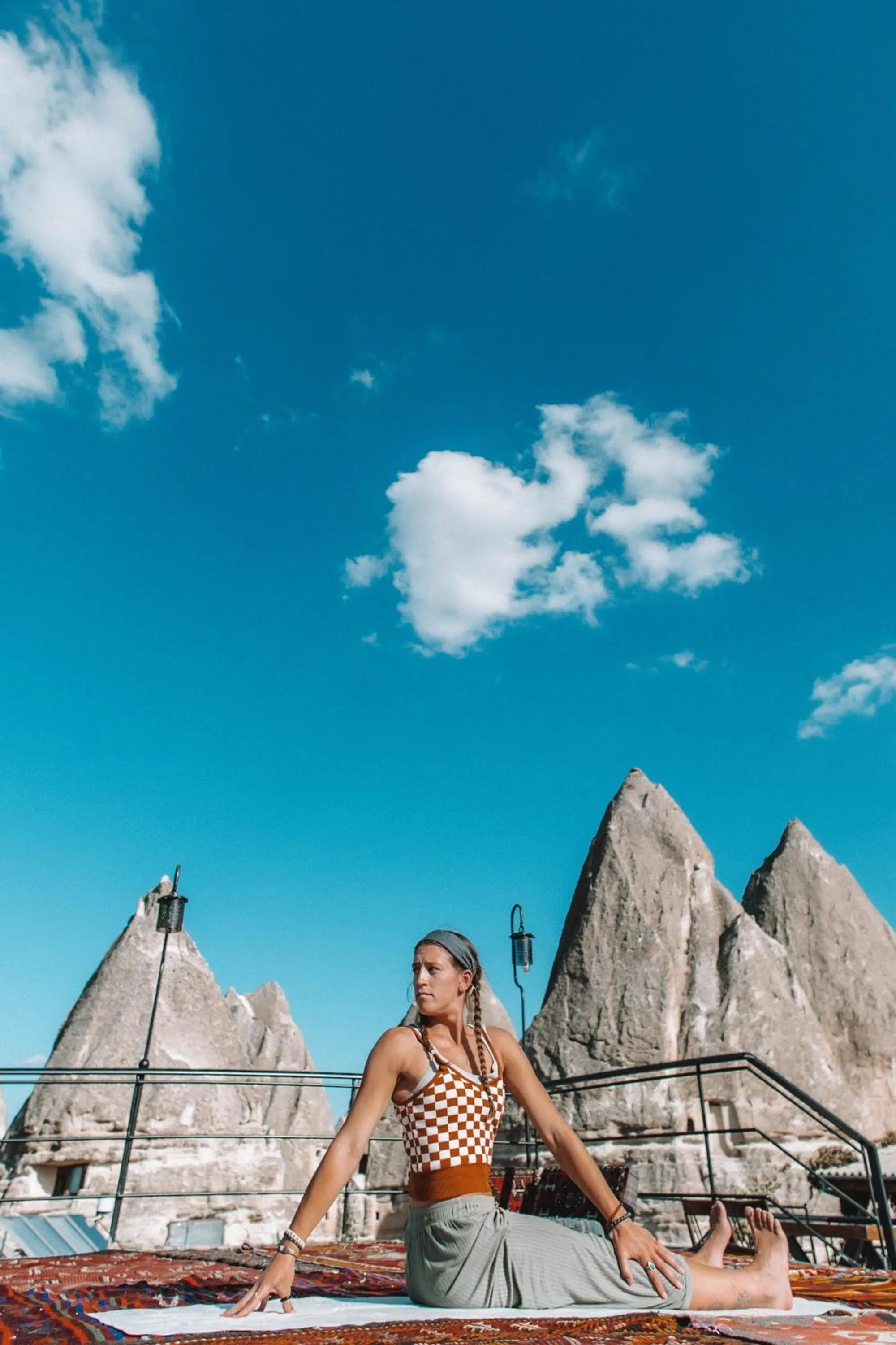 Balcony/Terrace in Turan Cappadocia Cave