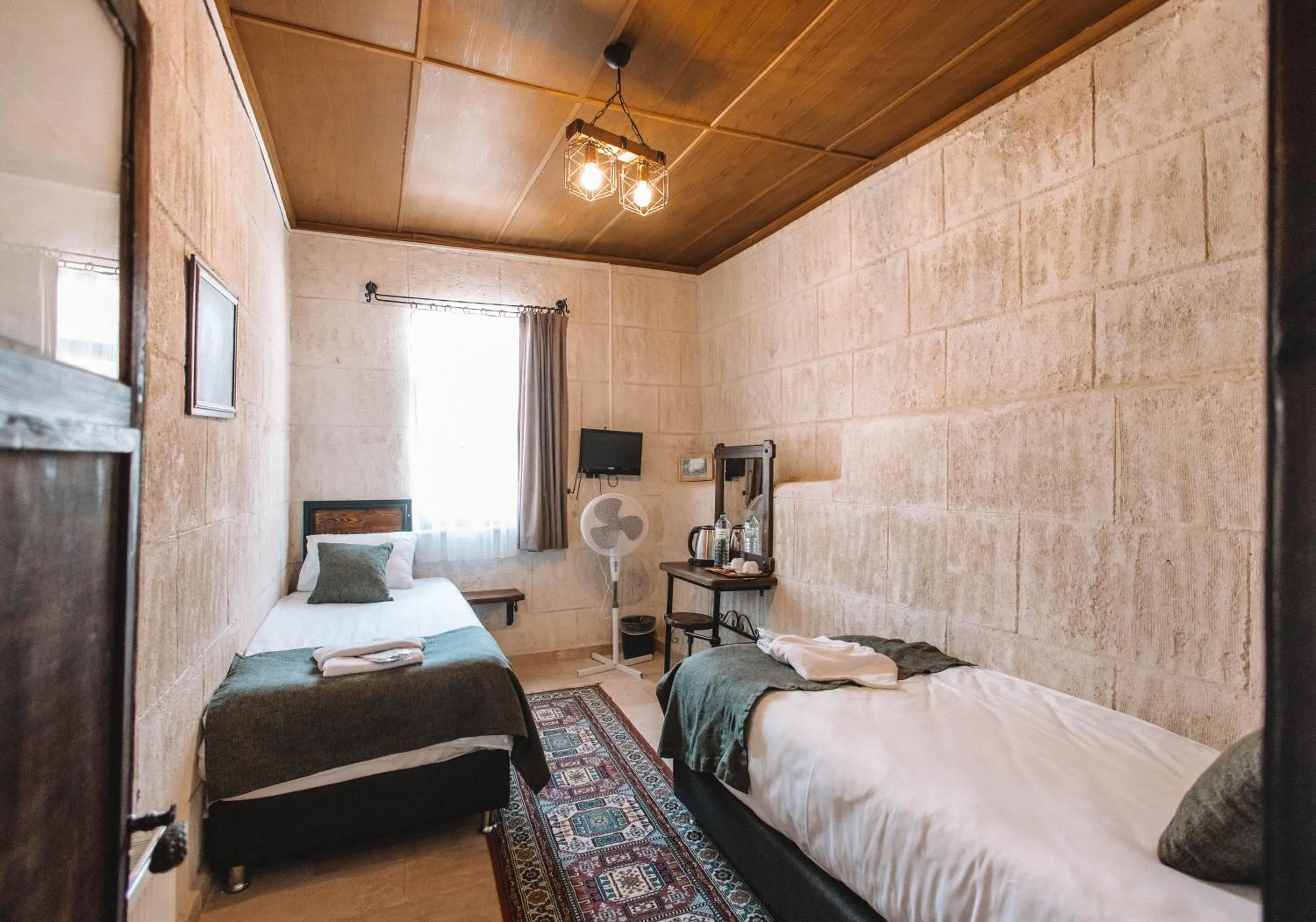 Bed in Turan Cappadocia Cave